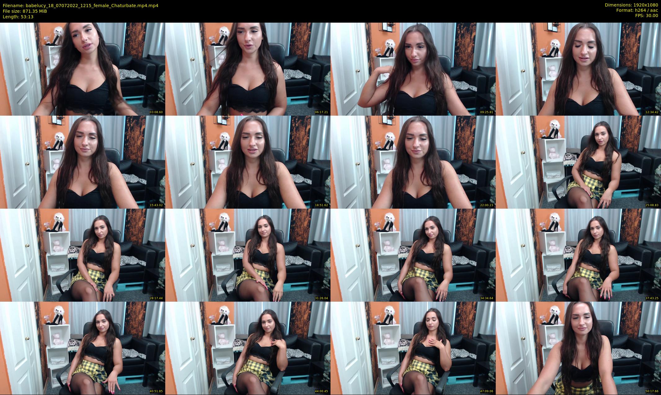 babelucy_18 — 54 minute Chaturbate female cam show recording, 1080p, Jul 7, 2022