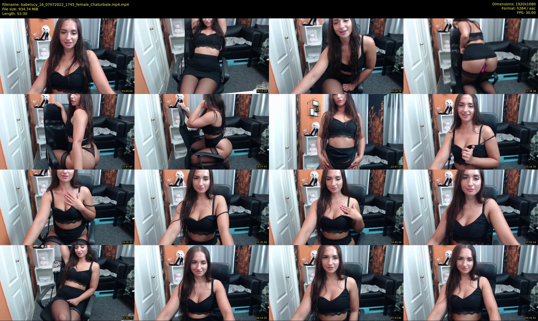 babelucy_18 — 54 minute Chaturbate female cam show recording, 1080p, Jul 7, 2022