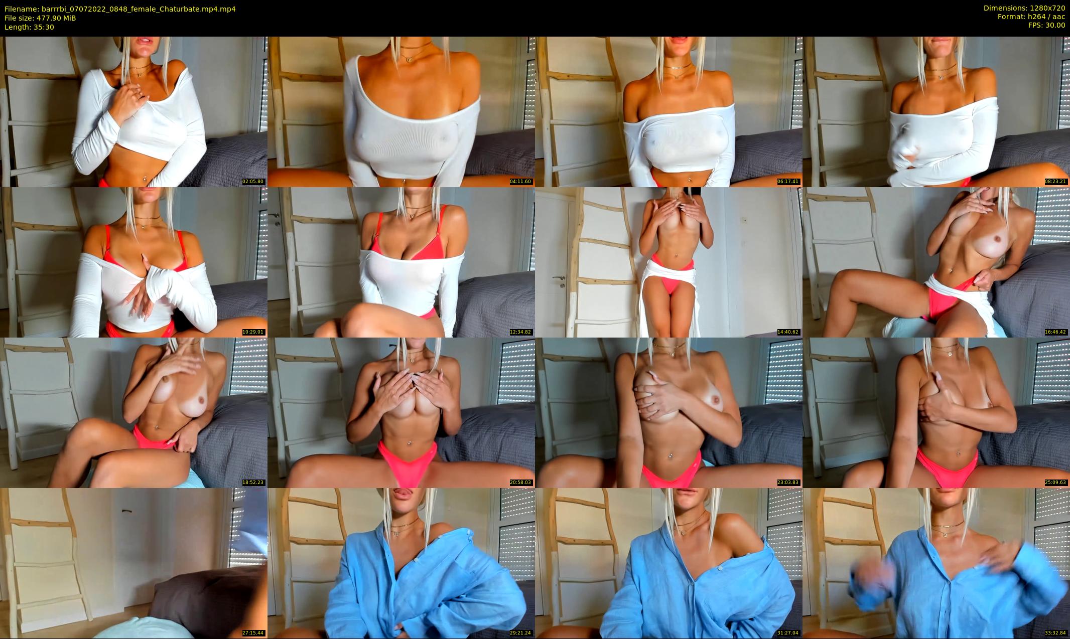 barrrbi — 36 minute Chaturbate female cam show recording, 720p, Jul 7, 2022