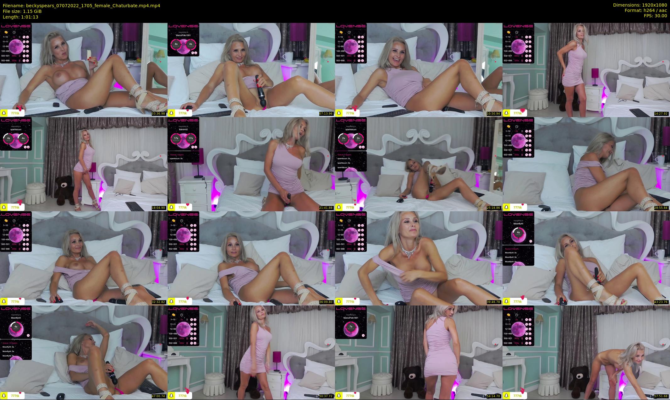 beckyspears — 62 minute Chaturbate female cam show recording, 1080p, Jul 7, 2022