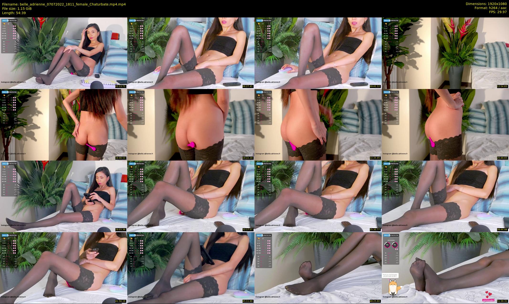 belle_adrienne — 55 minute Chaturbate couple cam show recording, 1080p, Jul 7, 2022