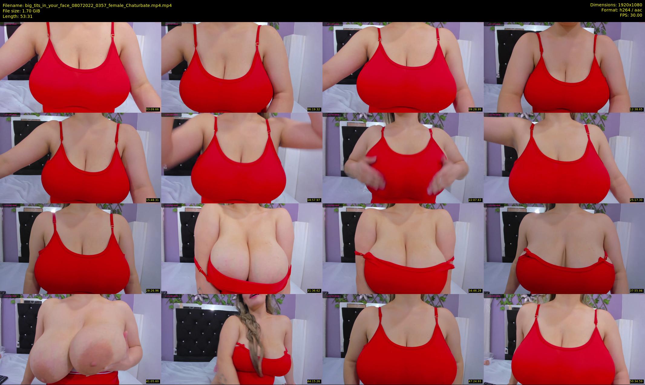 big_tits_in_your_face — 54 minute Chaturbate female cam show recording, 1080p, Jul 8, 2022