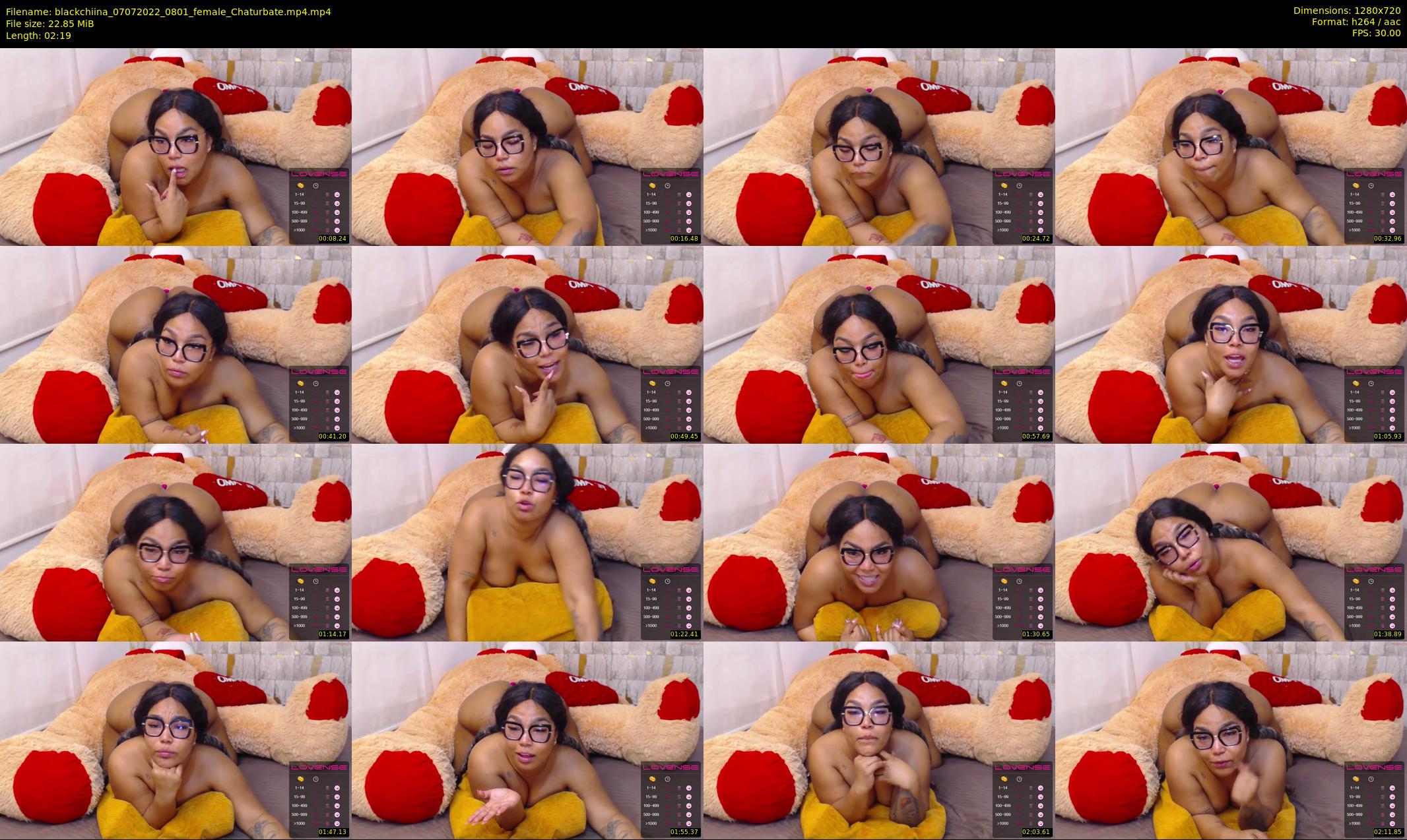blackchiina — 3 minute Chaturbate female cam show recording, 720p, Jul 7, 2022
