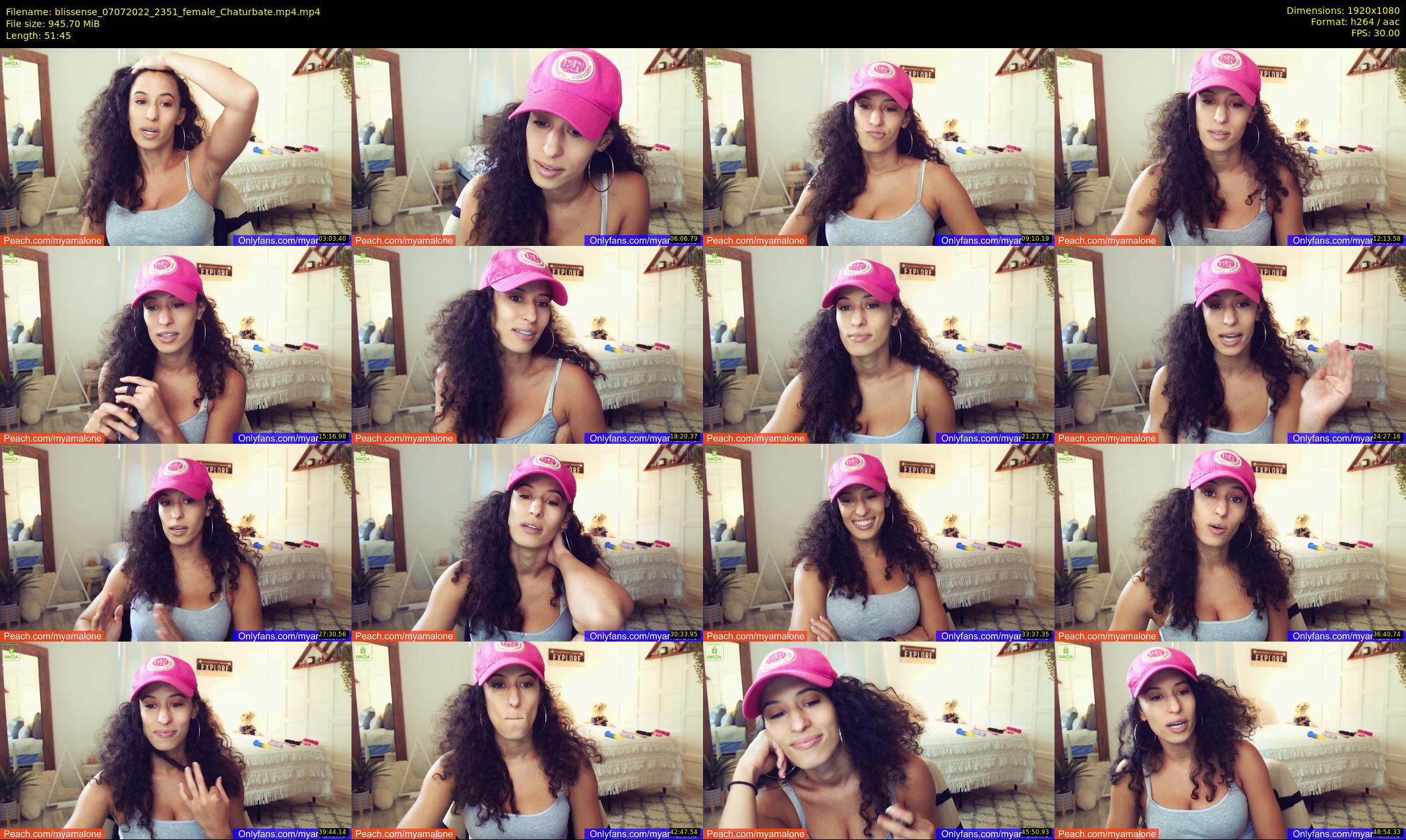 blissense — 52 minute Chaturbate female cam show recording, 1080p, Jul 7, 2022