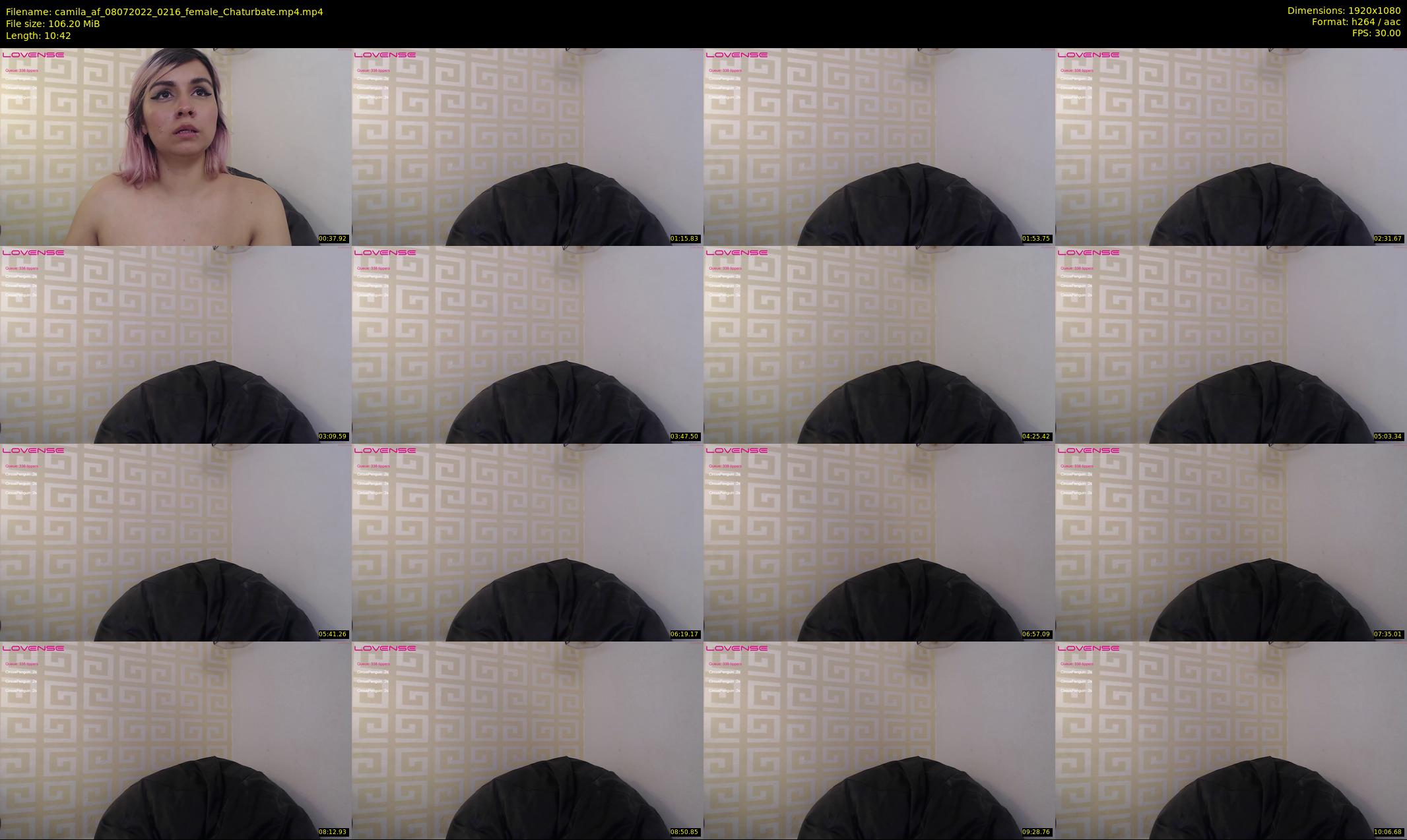 camila_af — 11 minute Chaturbate female cam show recording, 1080p, Jul 8, 2022