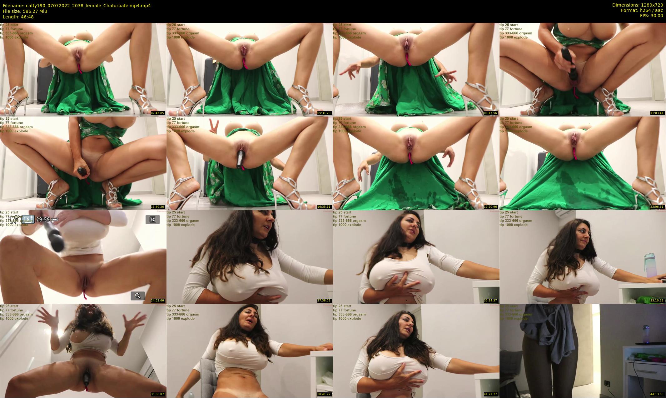 catty190 — 47 minute Chaturbate female cam show recording, 720p, Jul 7, 2022