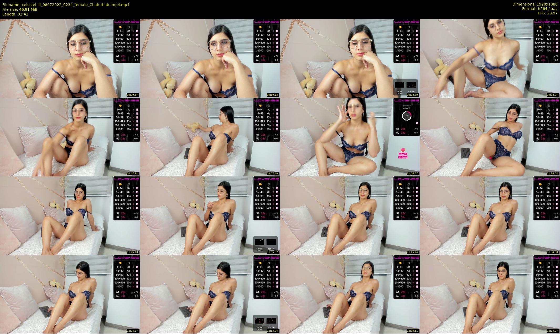 celestehill — 3 minute Chaturbate female cam show recording, 1080p, Jul 8, 2022