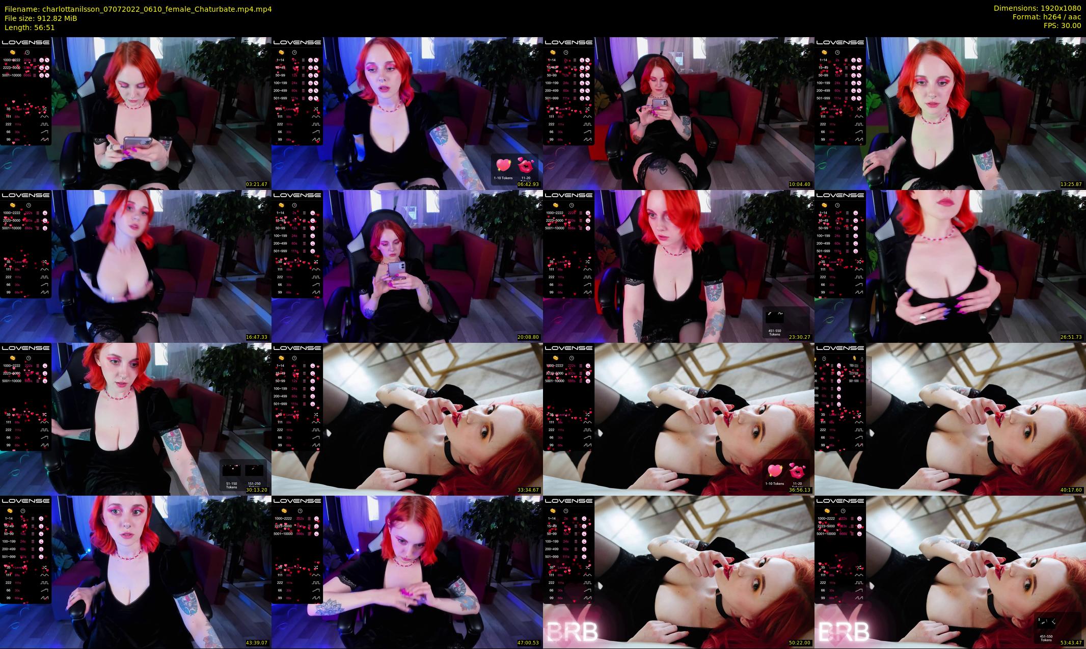 charlottanilsson — 57 minute Chaturbate female cam show recording, 1080p, Jul 7, 2022