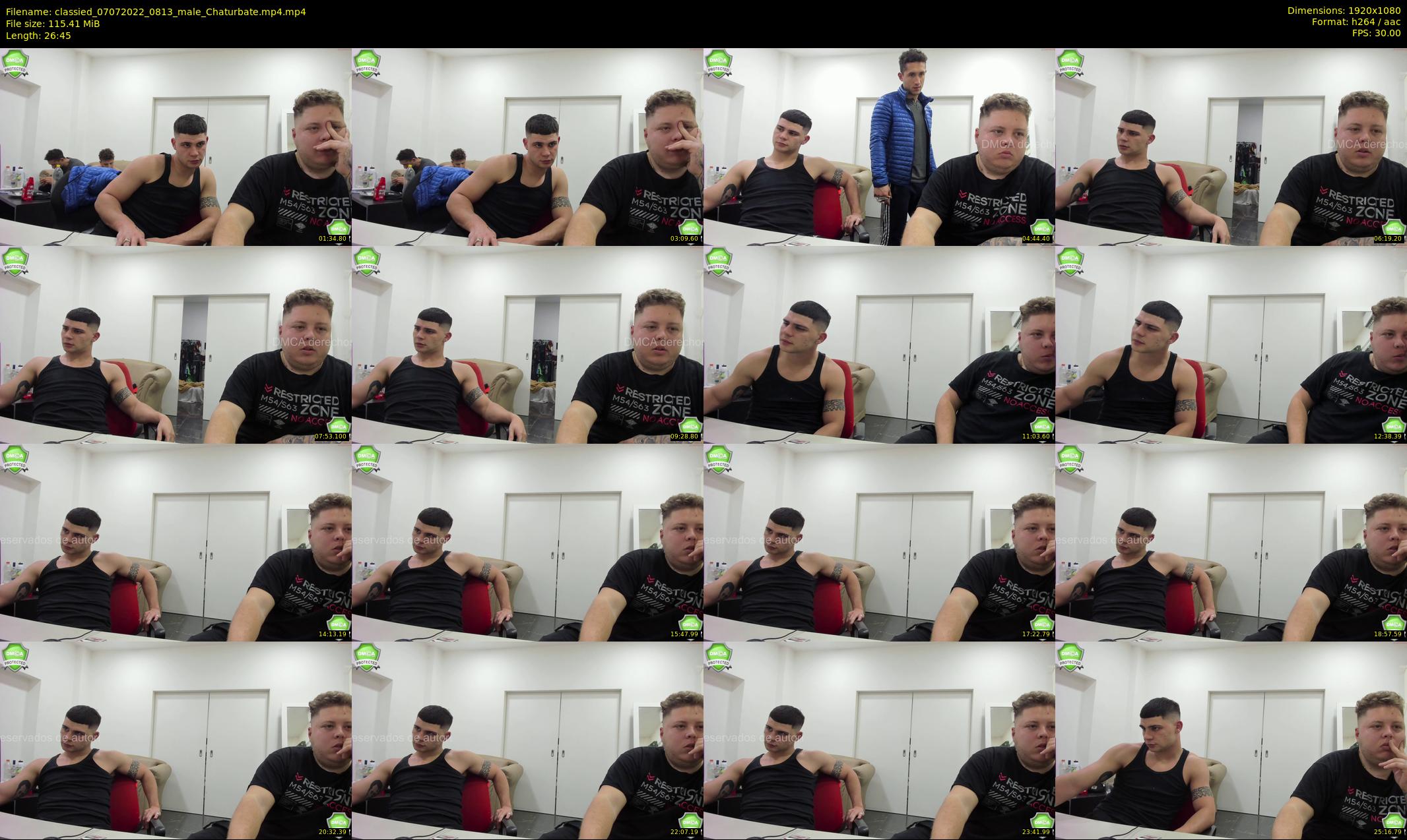 classied — 27 minute Chaturbate male cam show recording, 1080p, Jul 7, 2022