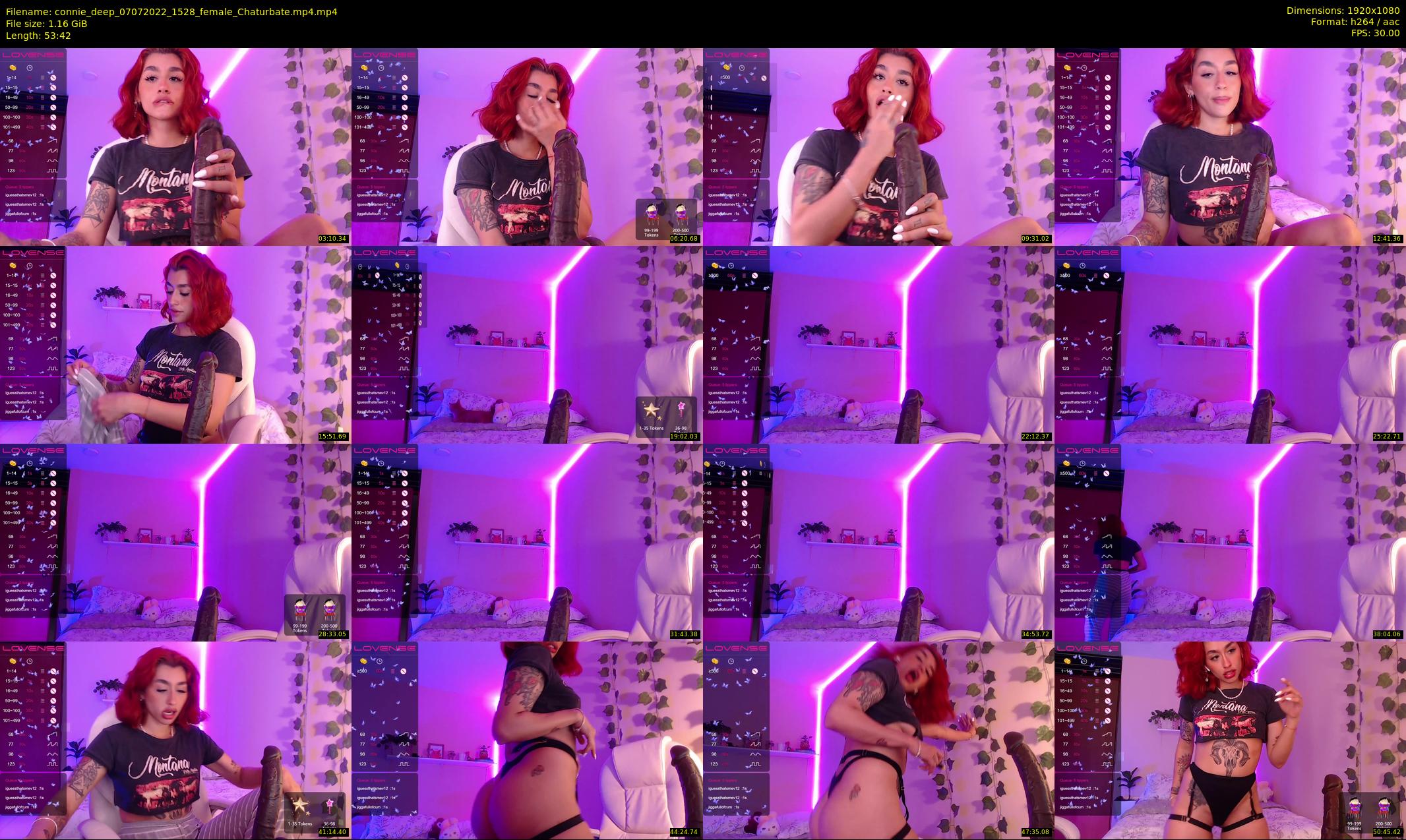 connie_deep — 54 minute Chaturbate female cam show recording, 1080p, Jul 7, 2022