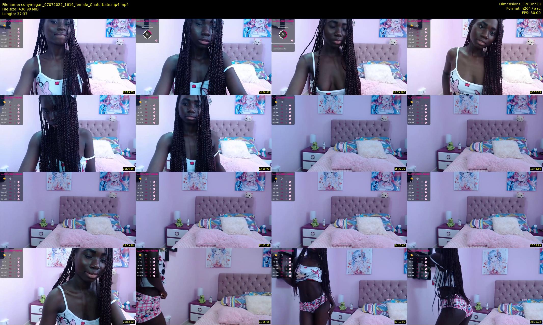 conymegan — 38 minute Chaturbate female cam show recording, 720p, Jul 7, 2022