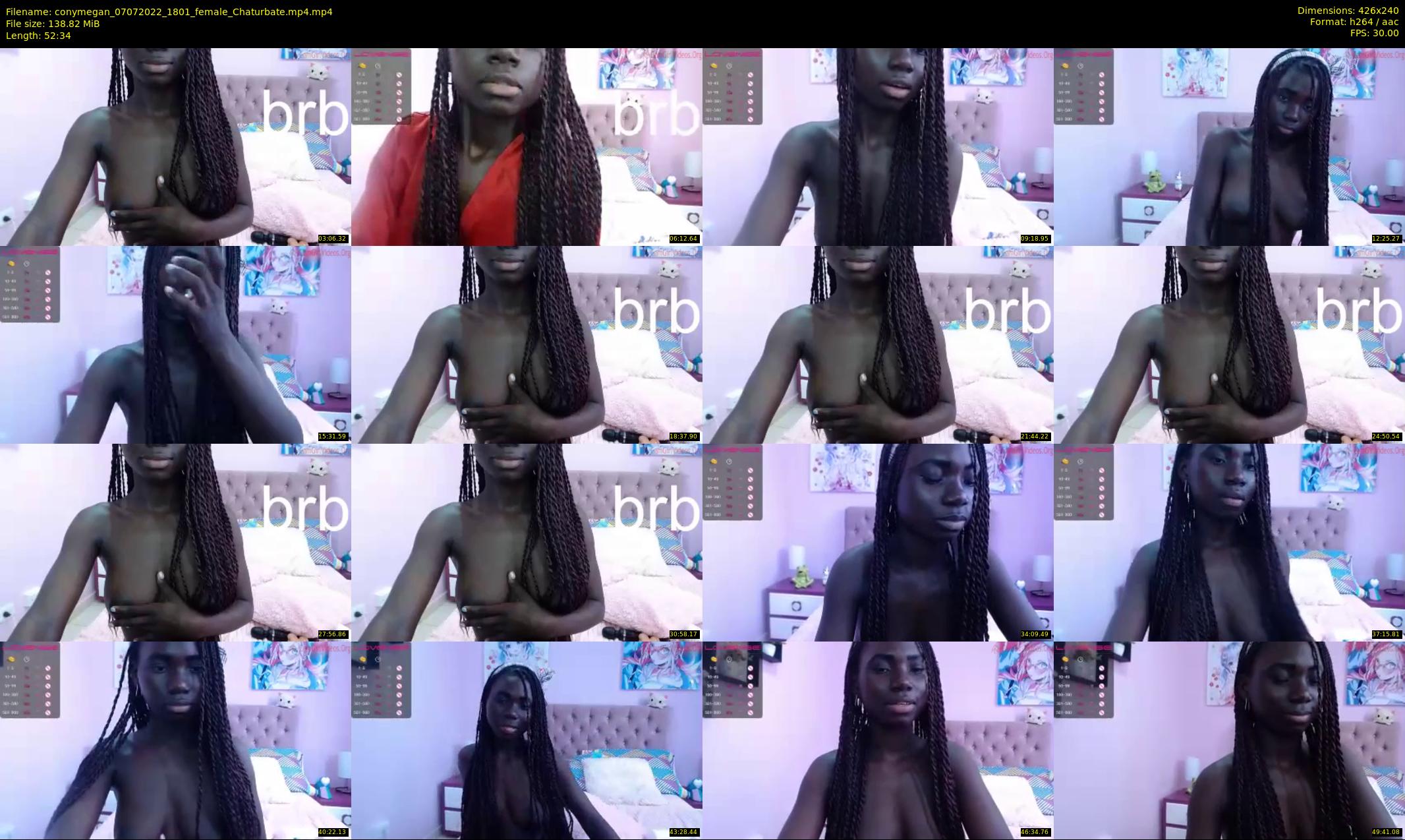 conymegan — 53 minute Chaturbate female cam show recording, SD, Jul 7, 2022
