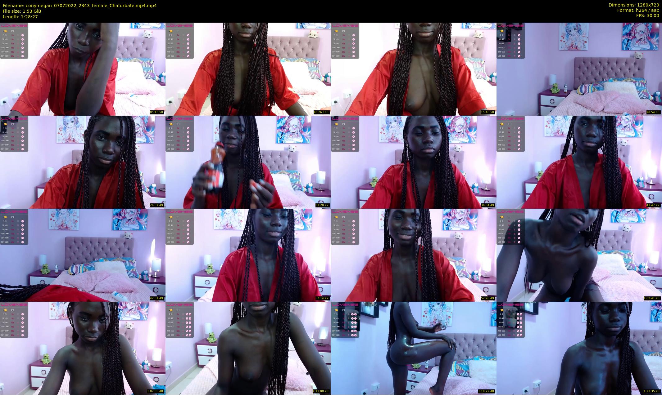 conymegan — 89 minute Chaturbate female cam show recording, 720p, Jul 7, 2022
