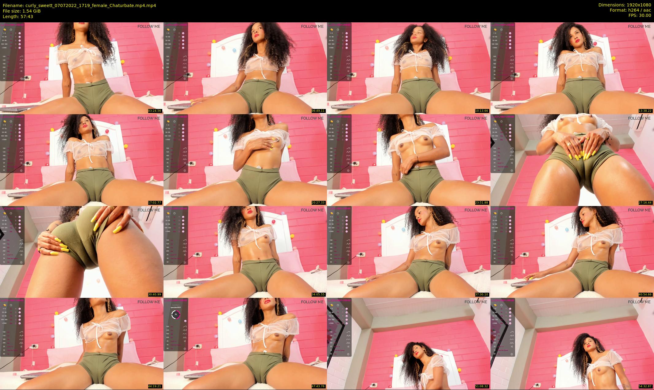 curly_sweett — 58 minute Chaturbate female cam show recording, 1080p, Jul 7, 2022