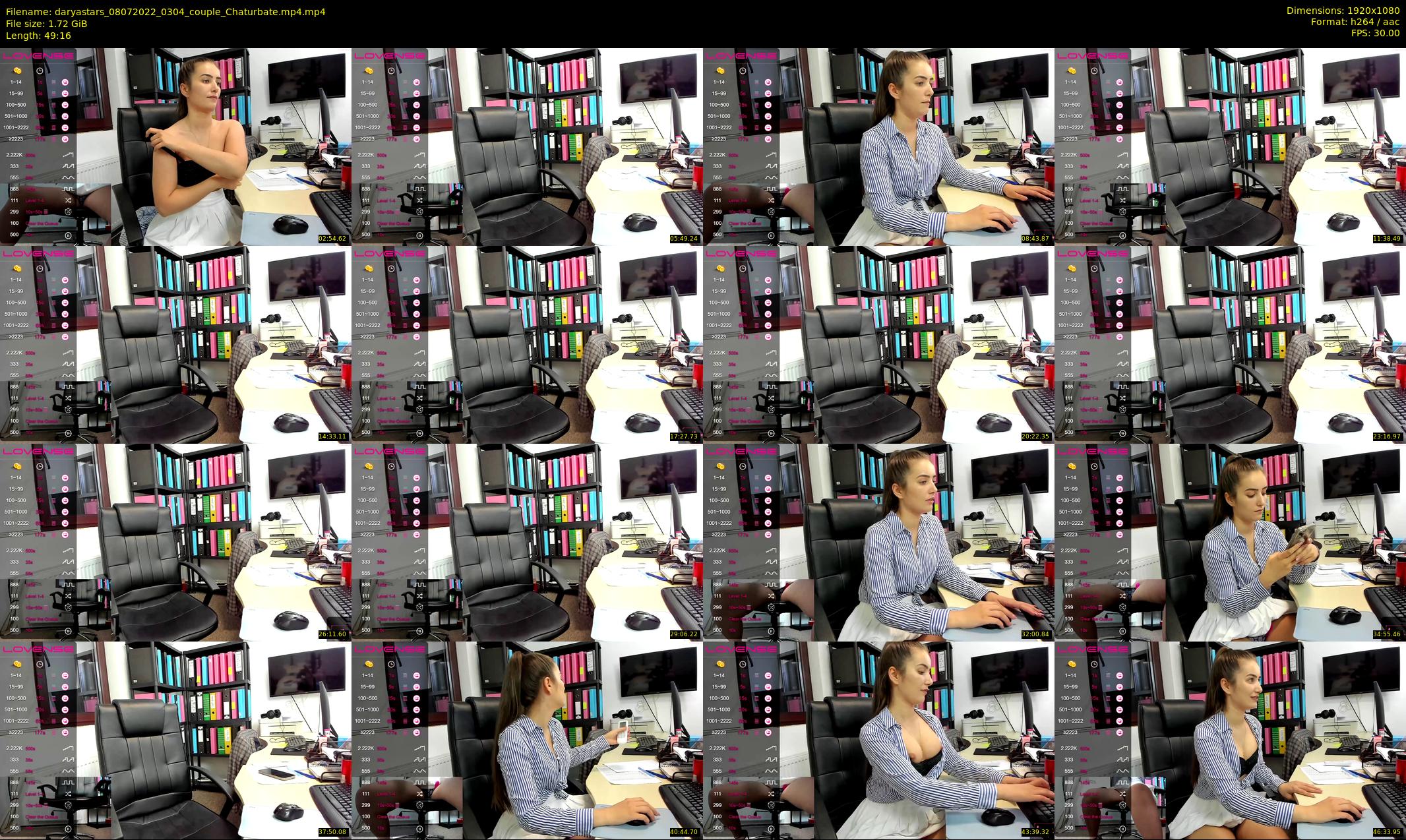daryastars — 50 minute Chaturbate couple cam show recording, 1080p, Jul 8, 2022