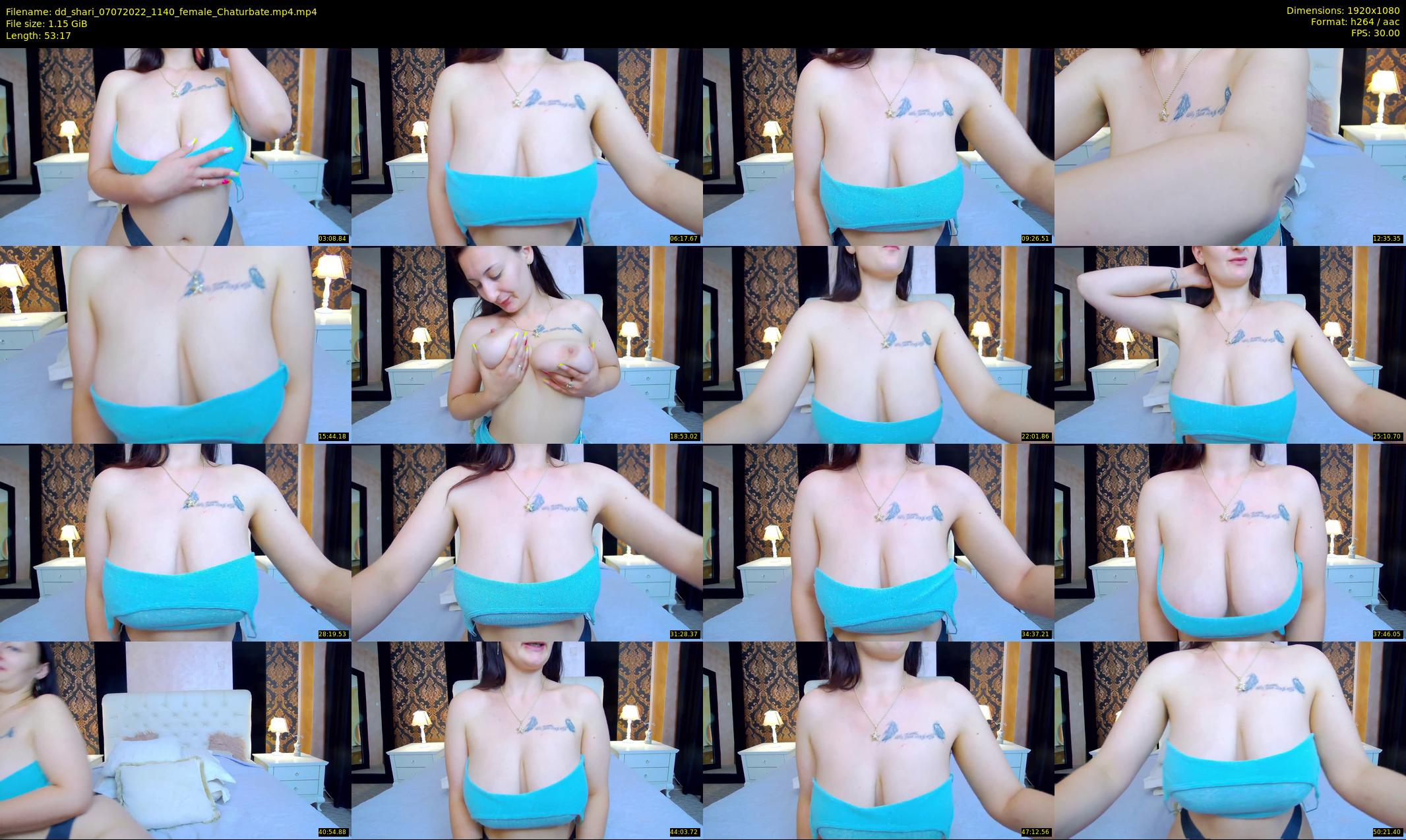 dd_shari — 54 minute Chaturbate female cam show recording, 1080p, Jul 7, 2022