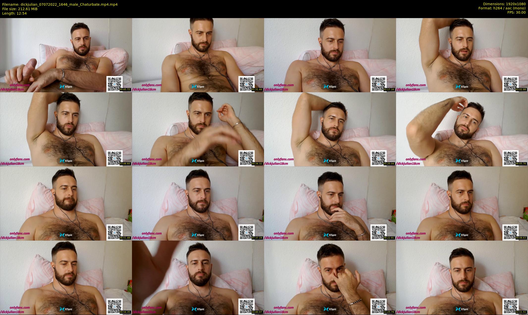 dickjulian — 13 minute Chaturbate male cam show recording, 1080p, Jul 7, 2022