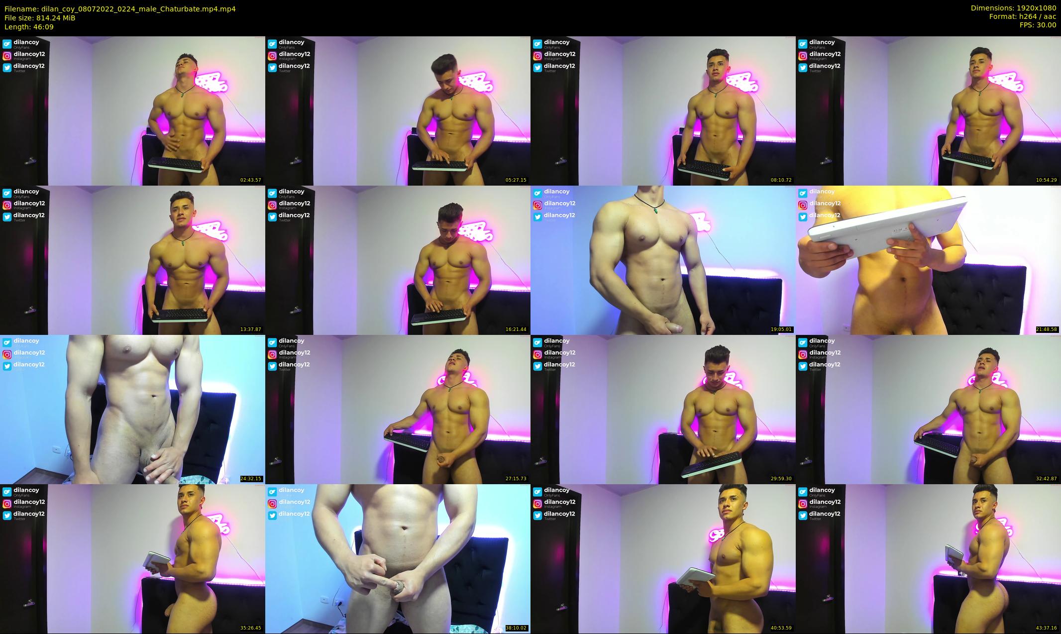 dilan_coy — 47 minute Chaturbate male cam show recording, 1080p, Jul 8, 2022