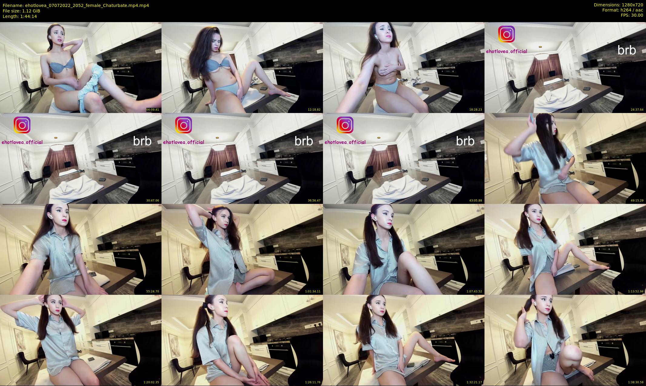 ehotlovea — 105 minute Chaturbate female cam show recording, 720p, Jul 7, 2022
