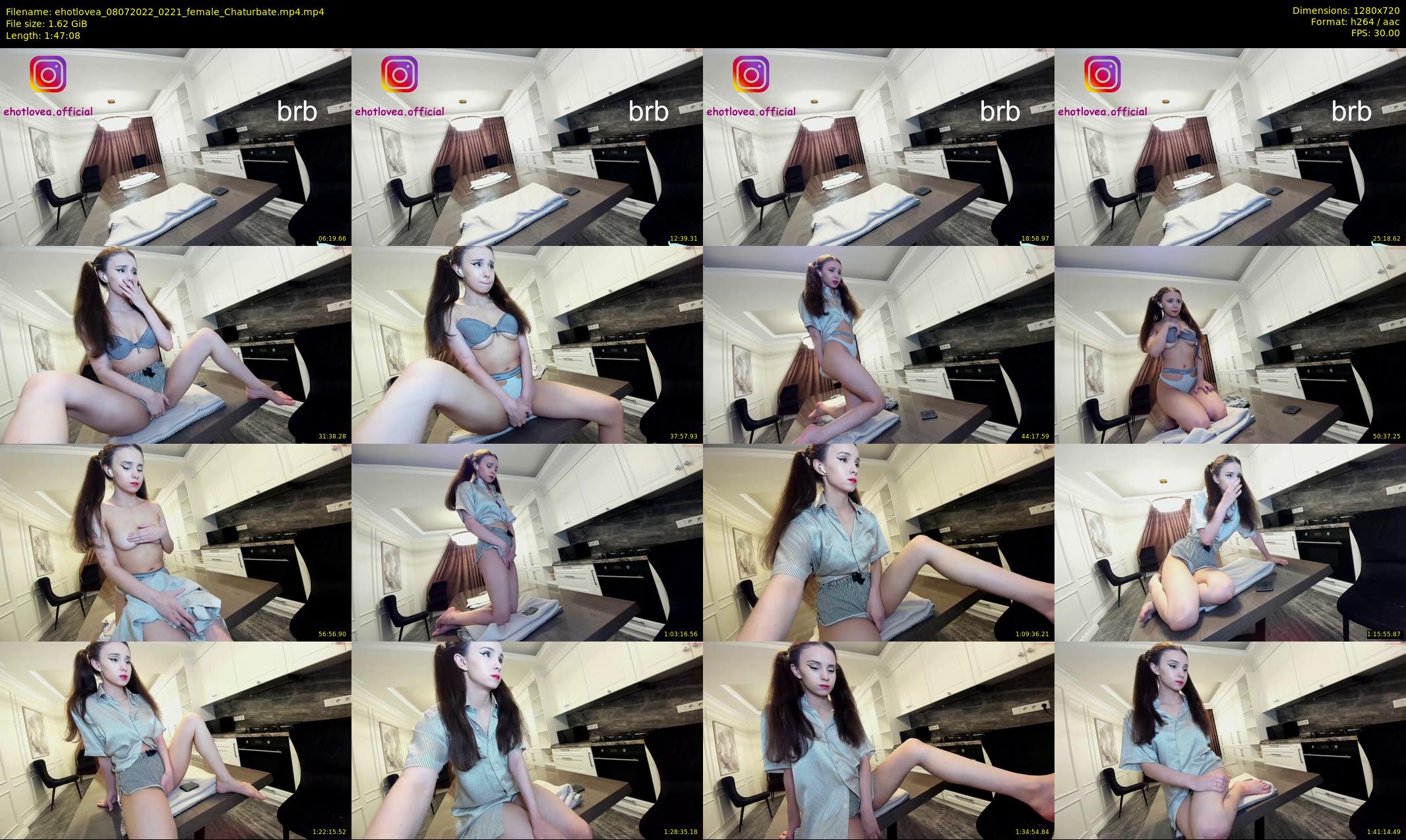 ehotlovea — 108 minute Chaturbate female cam show recording, 720p, Jul 8, 2022