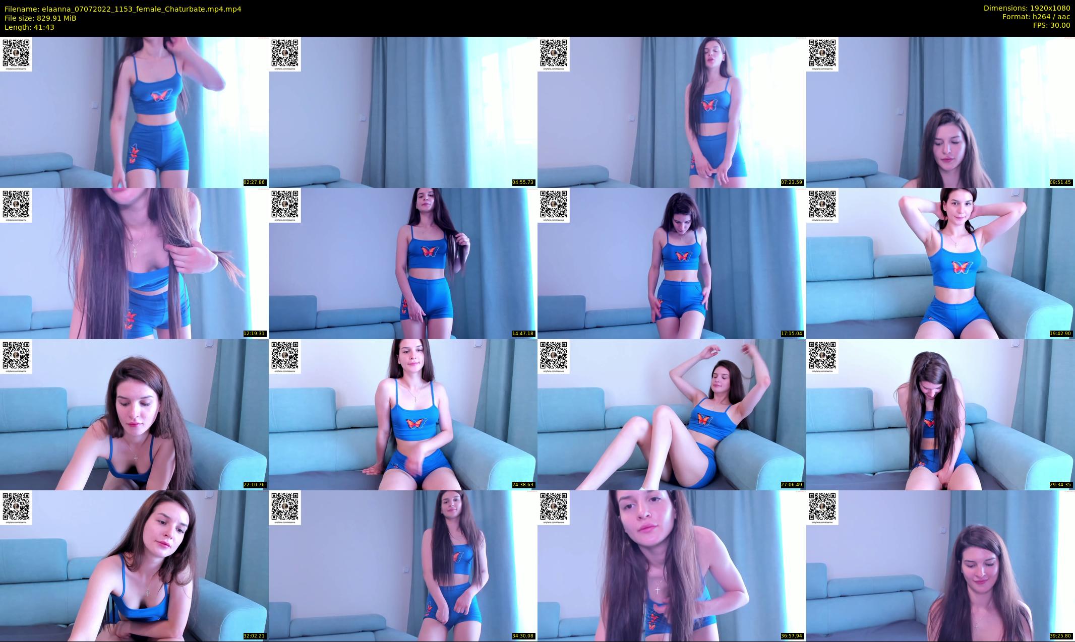 elaanna — 42 minute Chaturbate female cam show recording, 1080p, Jul 7, 2022