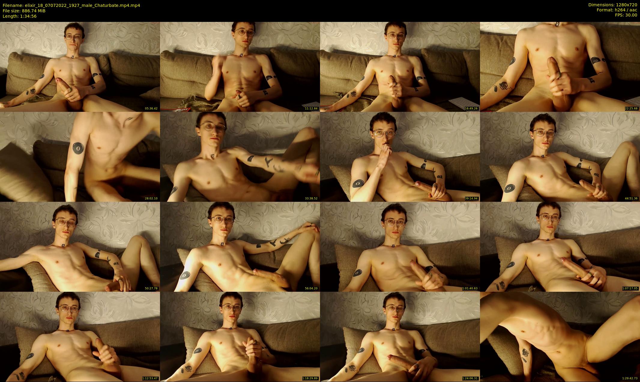 elixir_18 — 95 minute Chaturbate male cam show recording, 720p, Jul 7, 2022