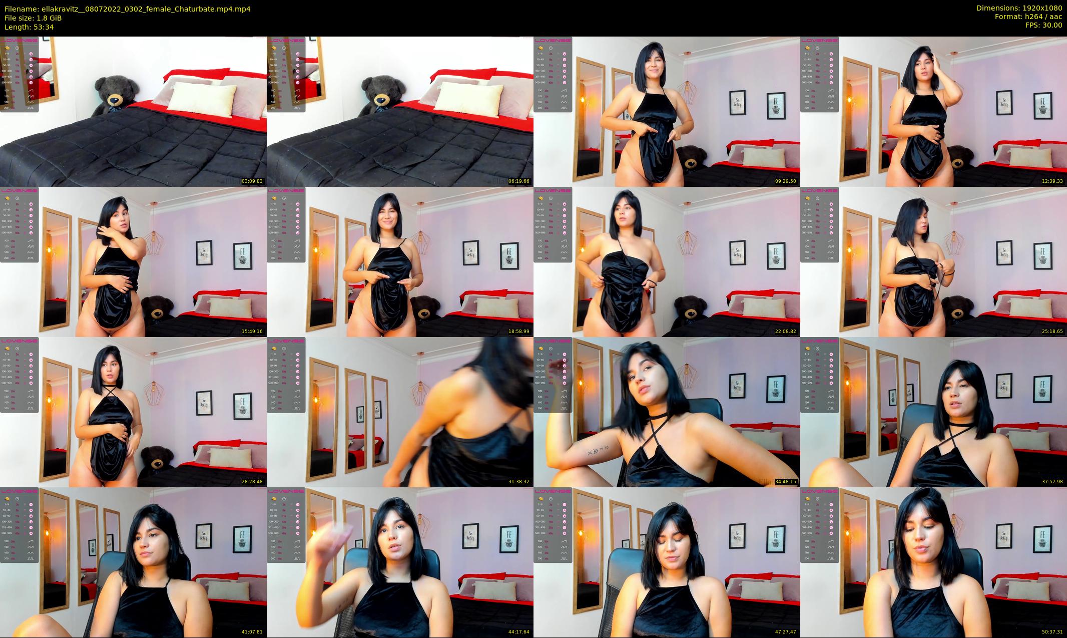 ellakravitz_ — 54 minute Chaturbate female cam show recording, 1080p, Jul 8, 2022