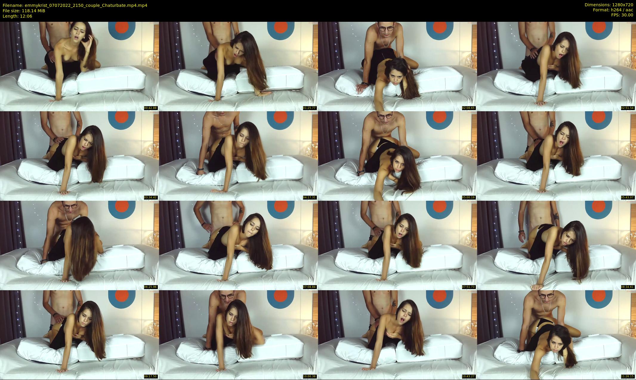 emmykrist — 13 minute Chaturbate couple cam show recording, 720p, Jul 7, 2022