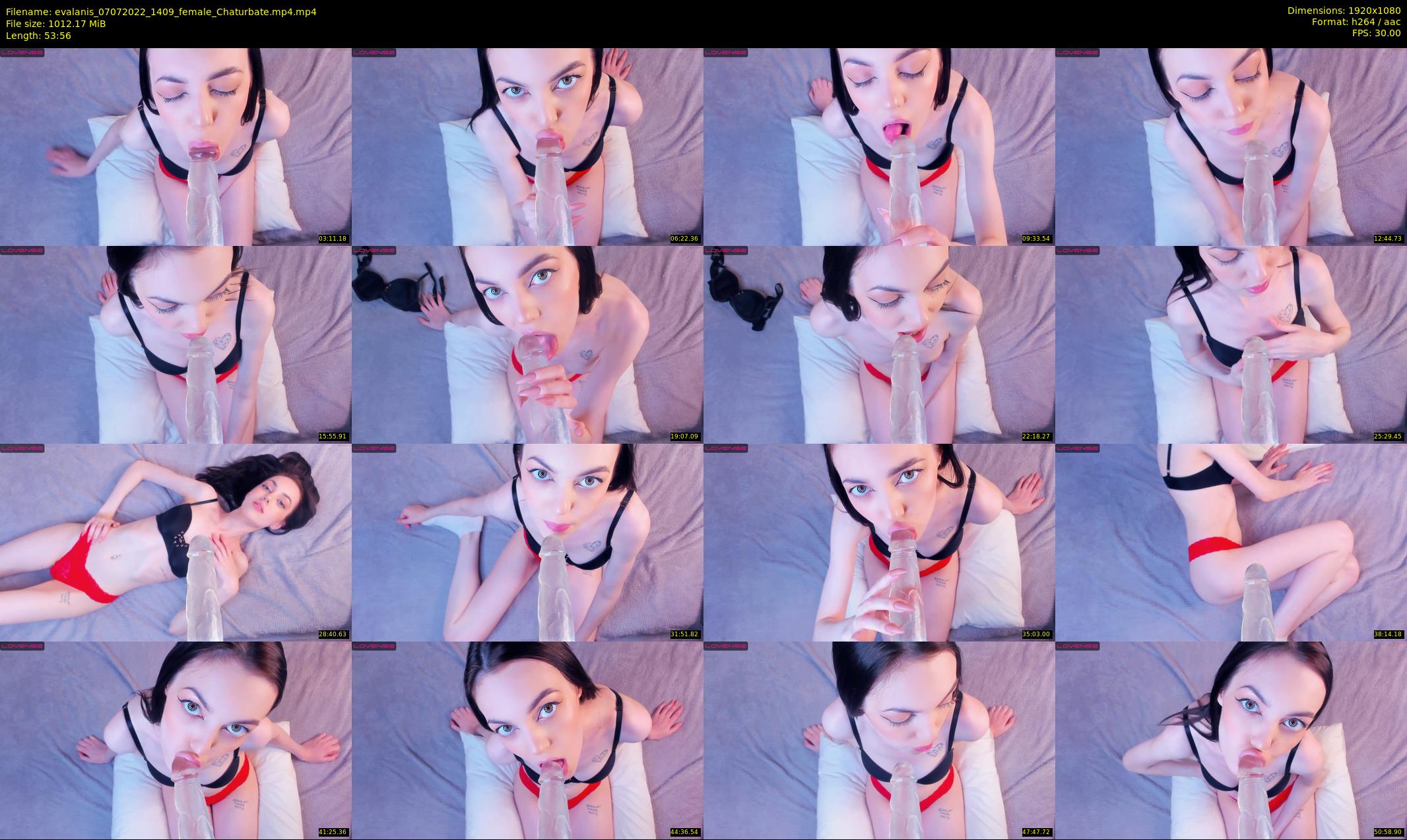 evalanis — 54 minute Chaturbate couple cam show recording, 1080p, Jul 7, 2022