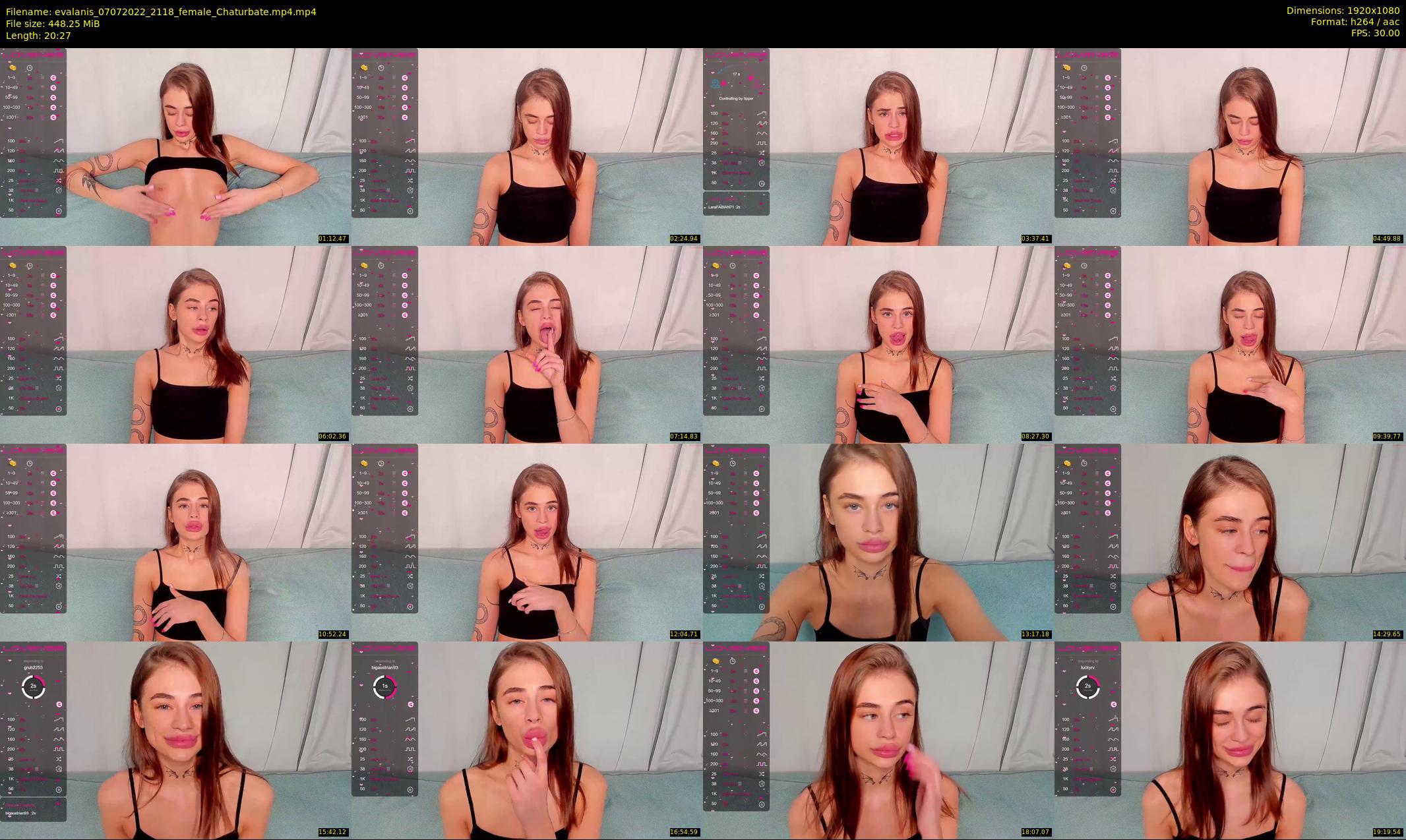 evalanis — 21 minute Chaturbate couple cam show recording, 1080p, Jul 7, 2022