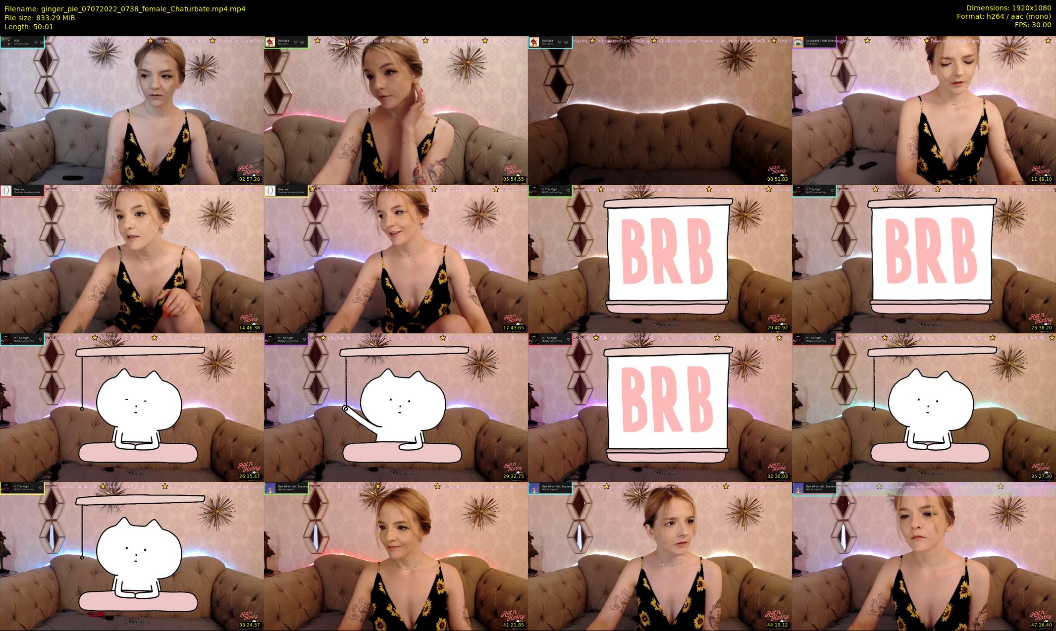 ginger_pie — 51 minute Chaturbate female cam show recording, 1080p, Jul 7, 2022
