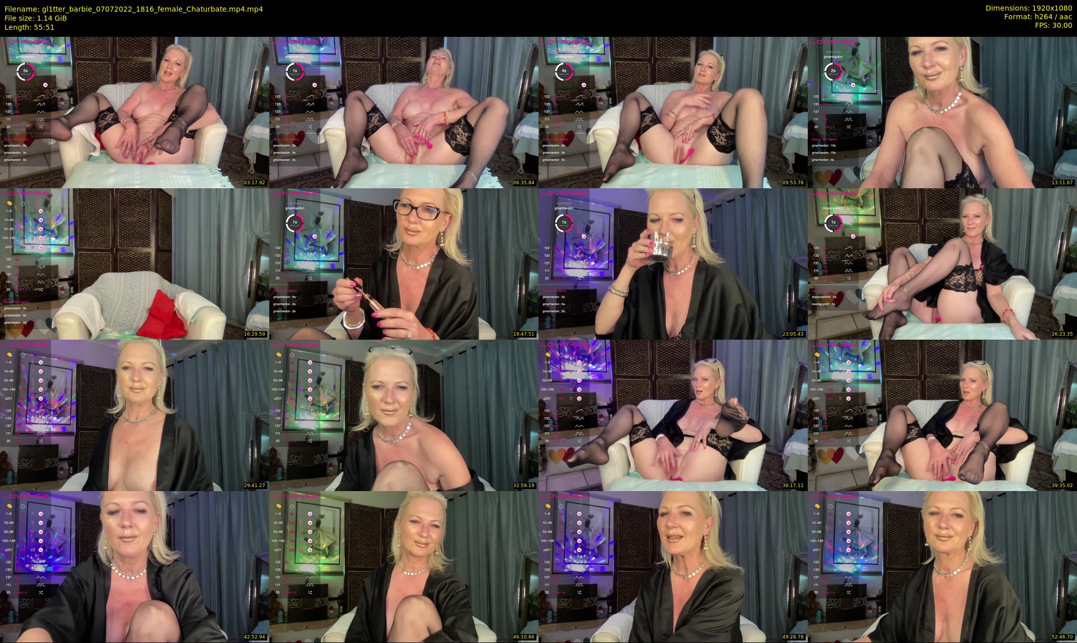 gl1tter_barbie — 56 minute Chaturbate female cam show recording, 1080p, Jul 7, 2022