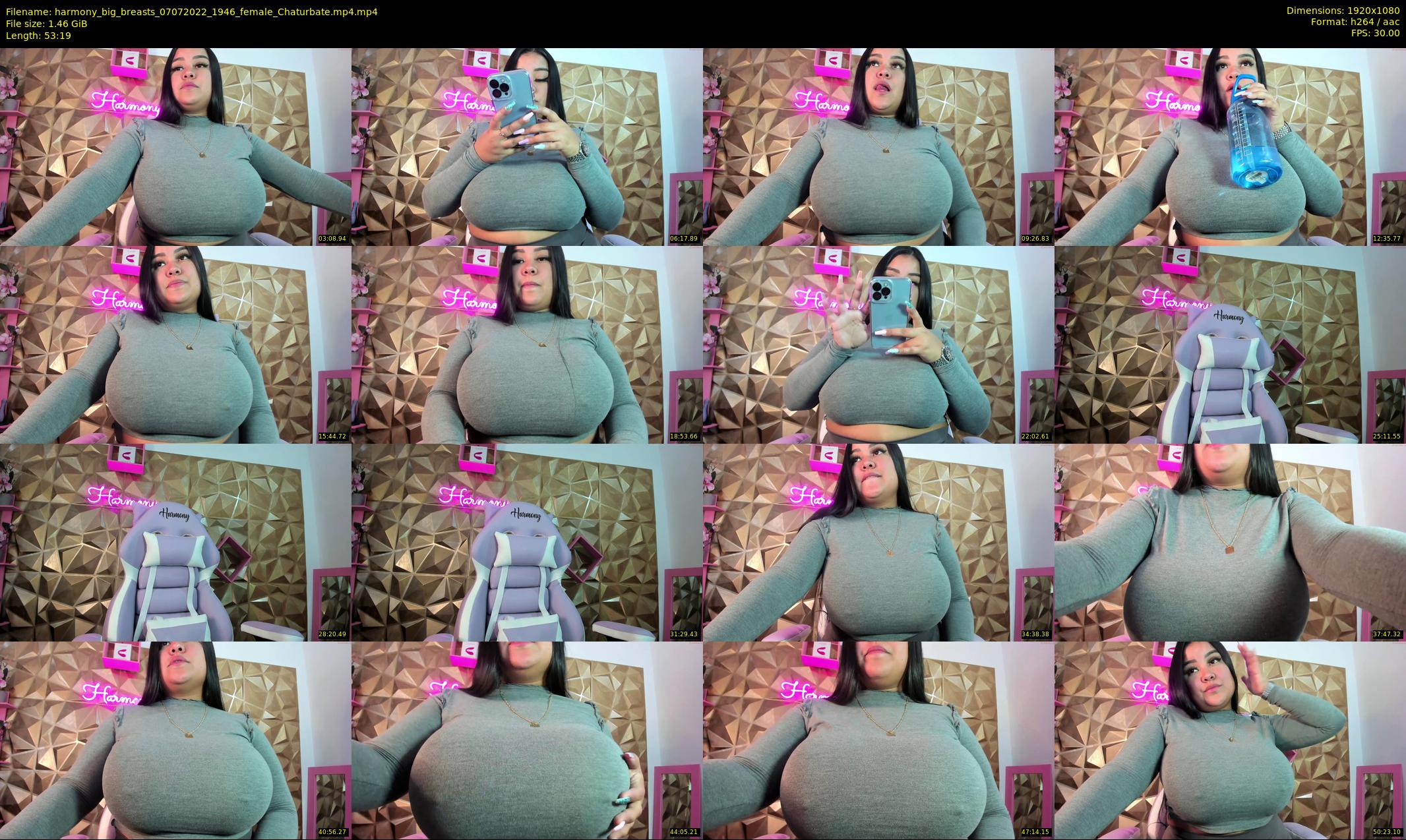 harmony_big_breasts — 54 minute Chaturbate female cam show recording, 1080p, Jul 7, 2022