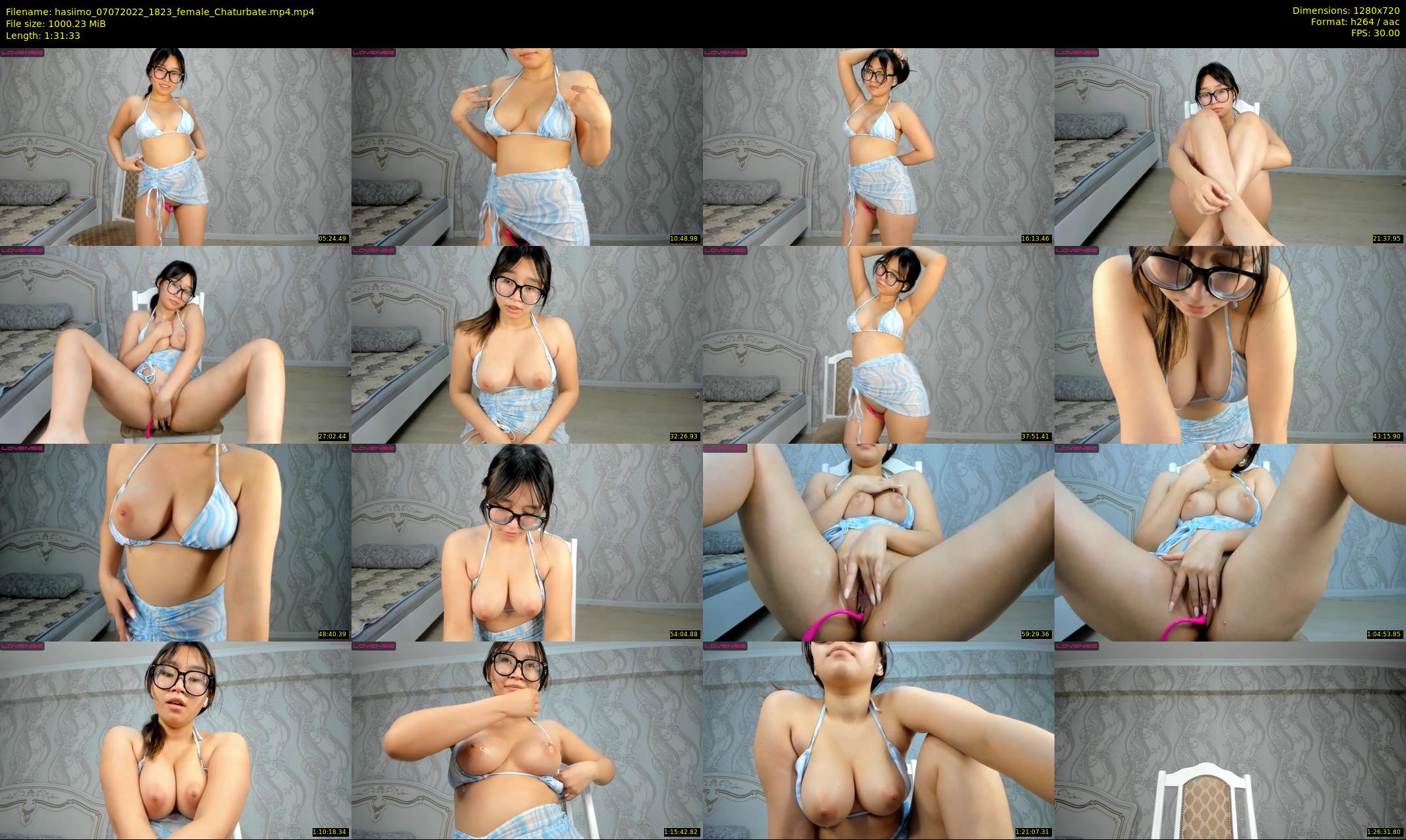 hasiimo — 92 minute Chaturbate female cam show recording, 720p, Jul 7, 2022