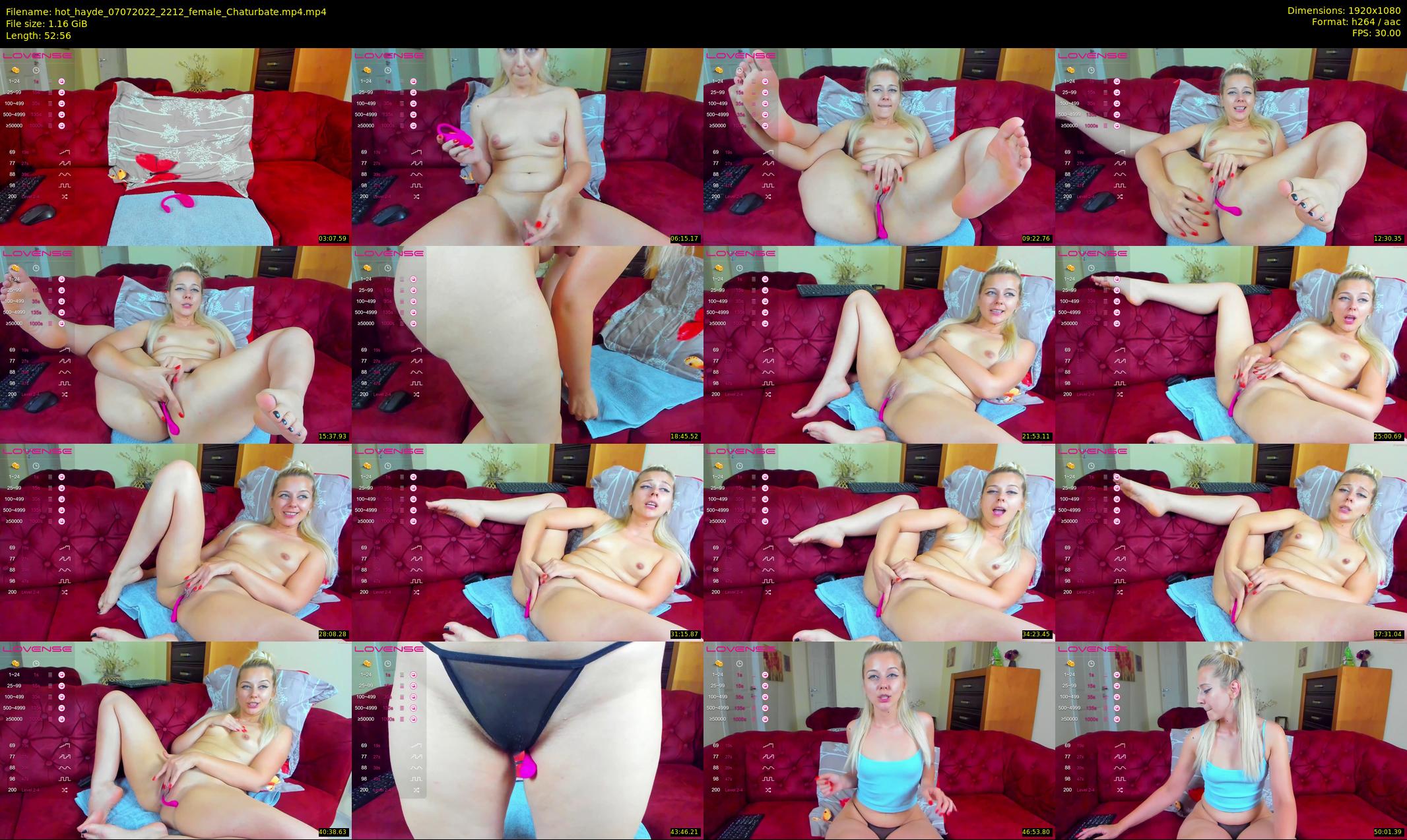 hot_hayde — 53 minute Chaturbate female cam show recording, 1080p, Jul 7, 2022