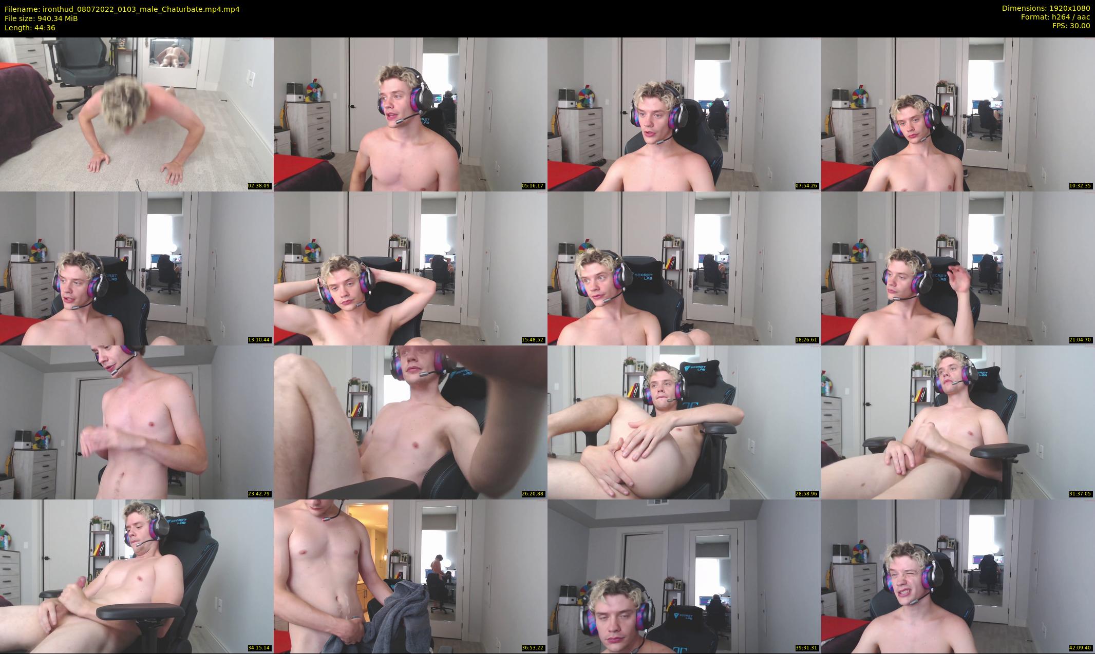 ironthud — 45 minute Chaturbate male cam show recording, 1080p, Jul 8, 2022