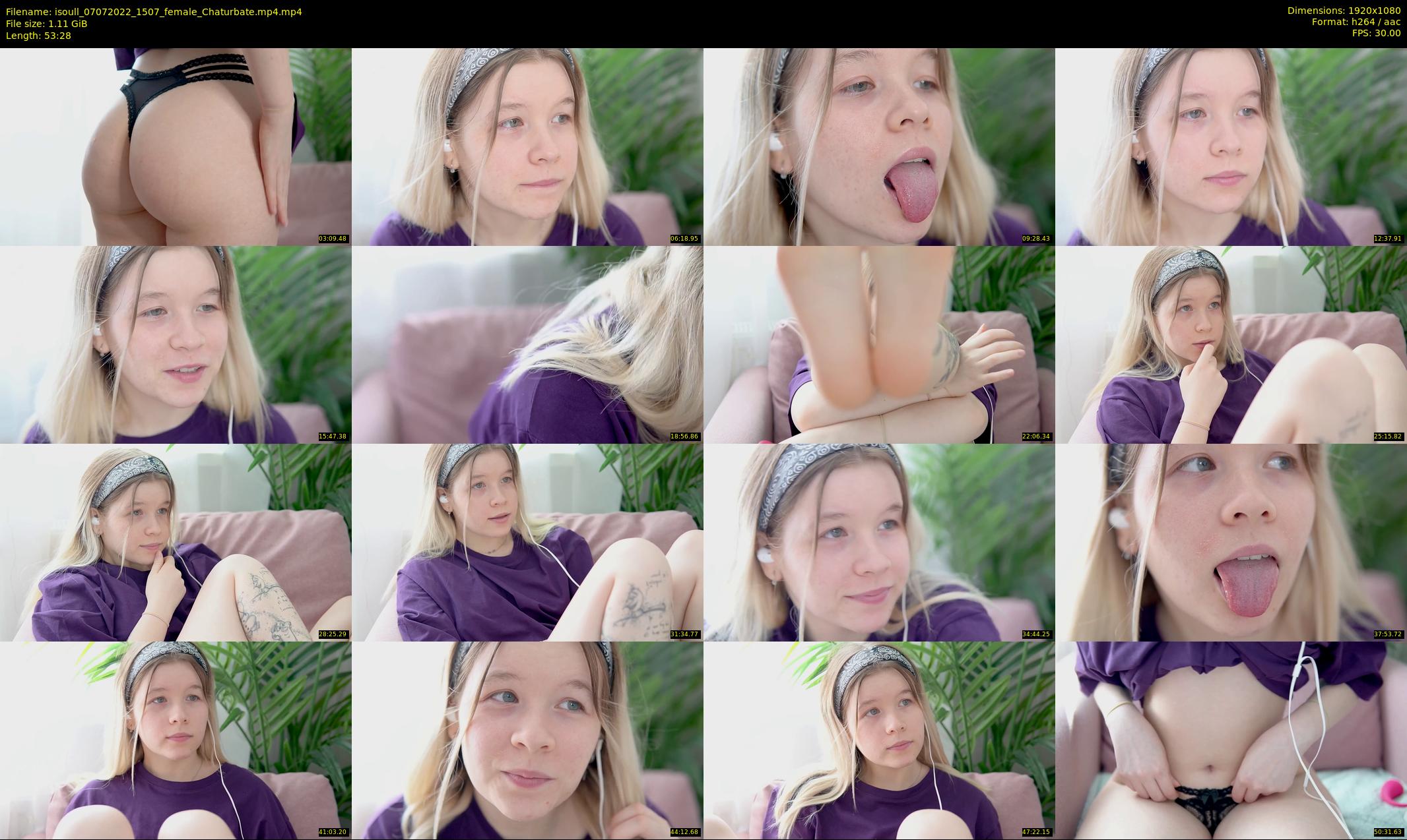isoull — 54 minute Chaturbate female cam show recording, 1080p, Jul 7, 2022