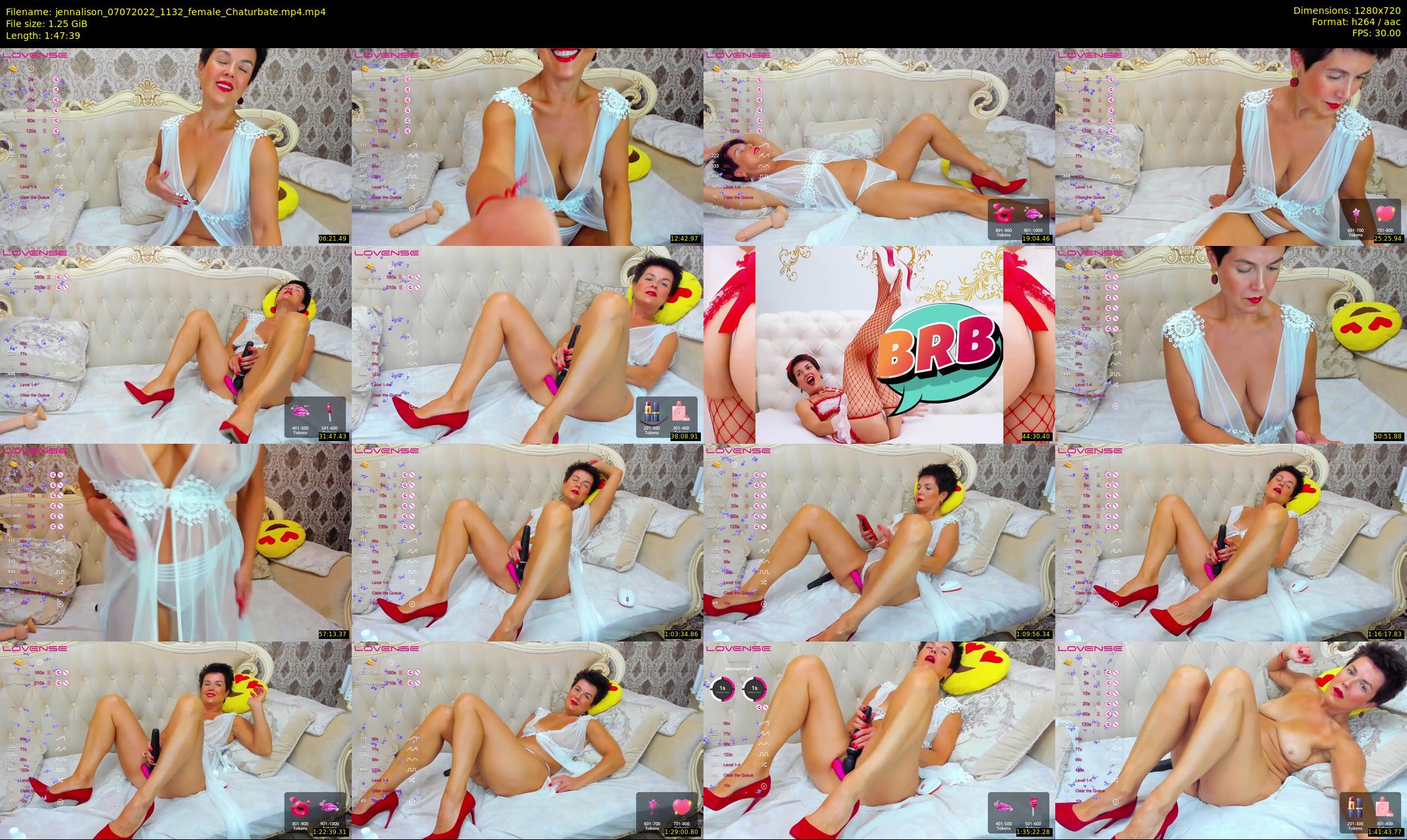 jennalison — 108 minute Chaturbate female cam show recording, 720p, Jul 7, 2022