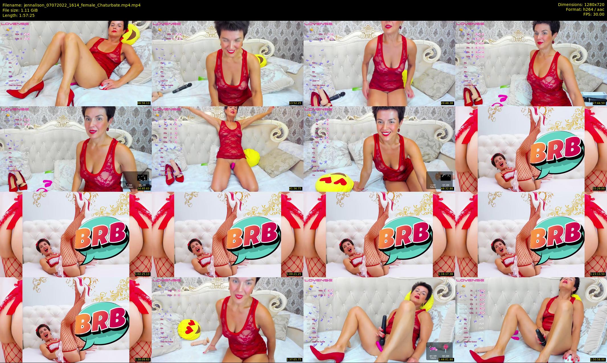 jennalison — 118 minute Chaturbate female cam show recording, 720p, Jul 7, 2022