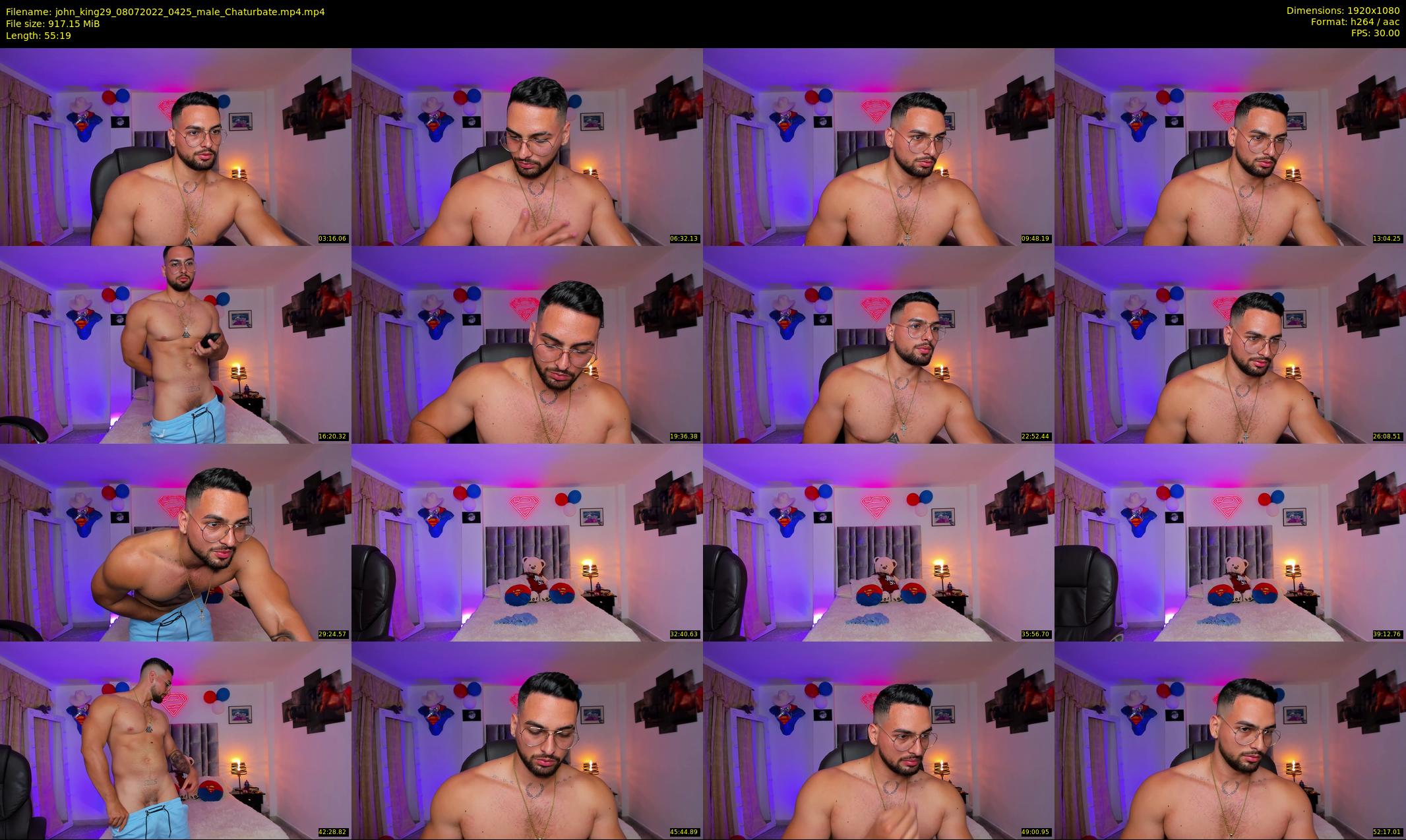 john_king29 — 56 minute Chaturbate male cam show recording, 1080p, Jul 8, 2022