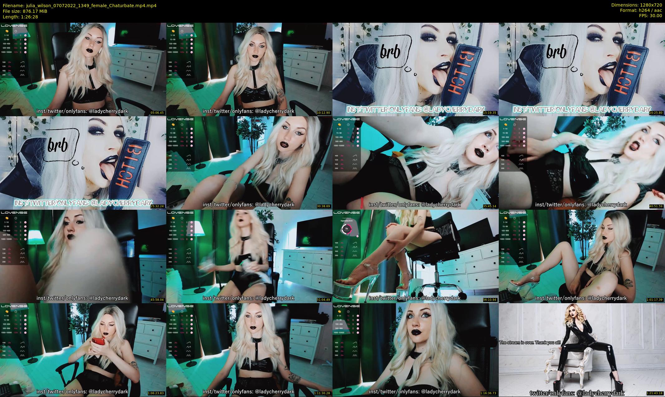 julia_wilson — 87 minute Chaturbate female cam show recording, 720p, Jul 7, 2022