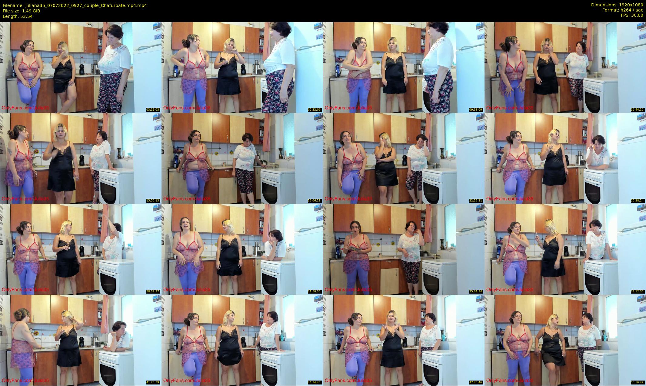 juliana35 — 54 minute Chaturbate couple cam show recording, 1080p, Jul 7, 2022