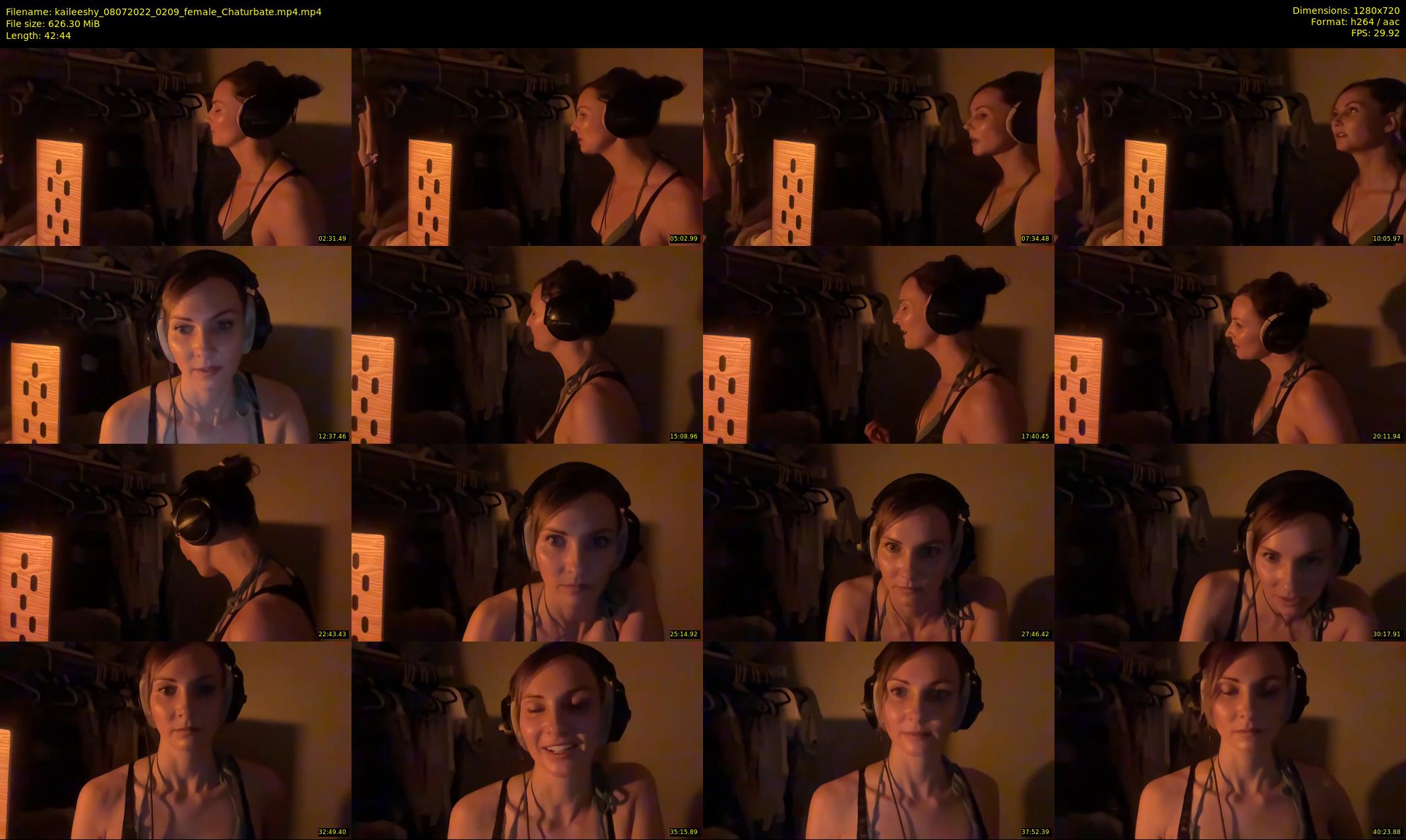 kaileeshy — 43 minute Chaturbate female cam show recording, 720p, Jul 8, 2022