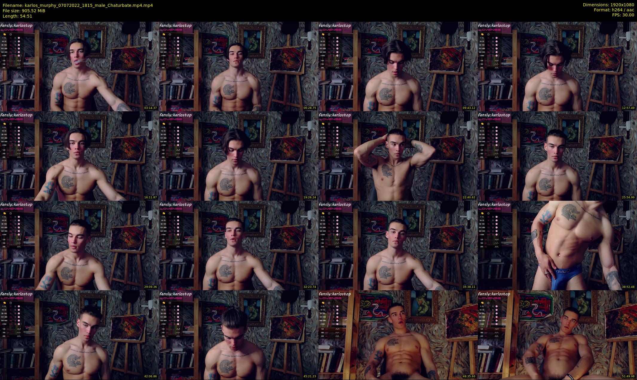 karlos_murphy — 55 minute Chaturbate male cam show recording, 1080p, Jul 7, 2022