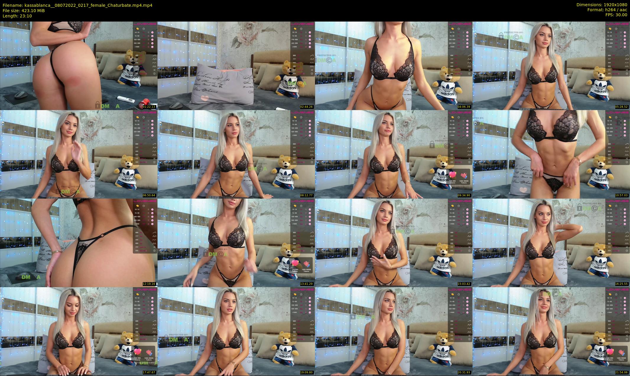 kassablanca_ — 24 minute Chaturbate female cam show recording, 1080p, Jul 8, 2022