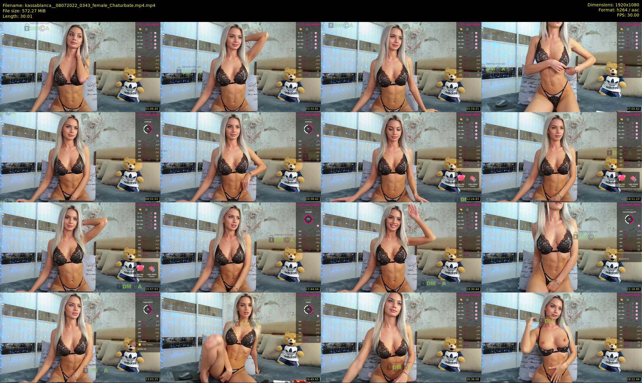 kassablanca_ — 31 minute Chaturbate female cam show recording, 1080p, Jul 8, 2022