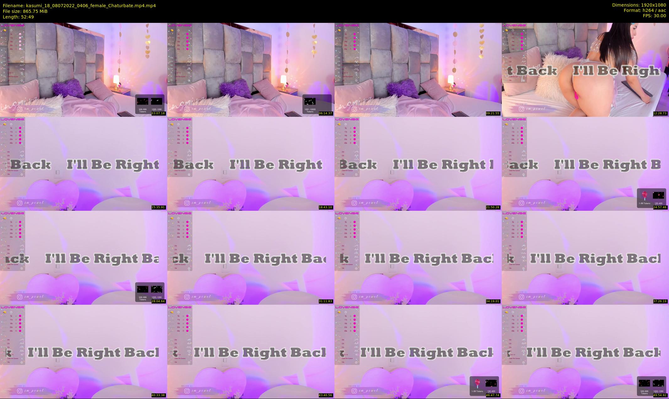 kasumi_18 — 53 minute Chaturbate female cam show recording, 1080p, Jul 8, 2022