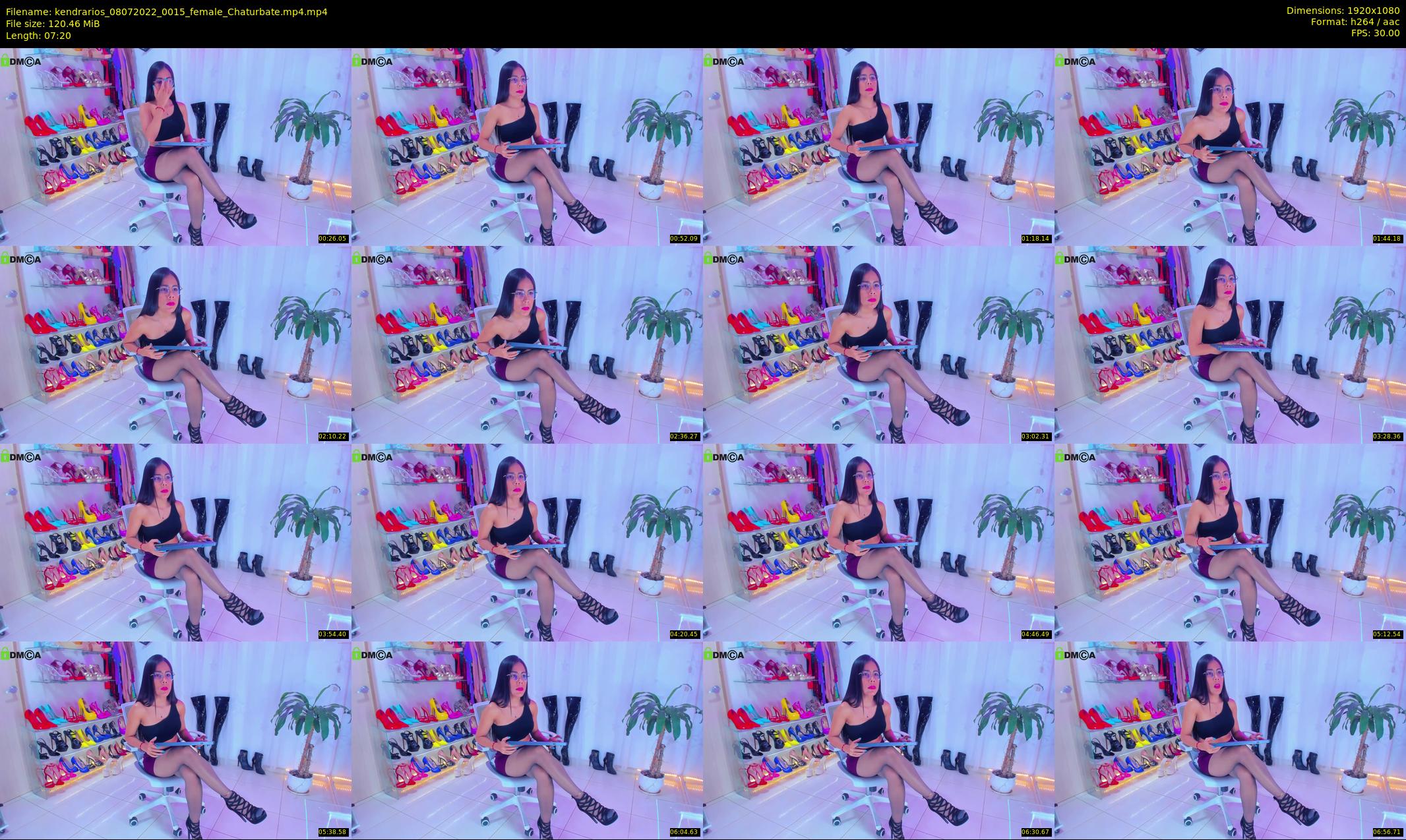 kendrarios — 8 minute Chaturbate female cam show recording, 1080p, Jul 8, 2022