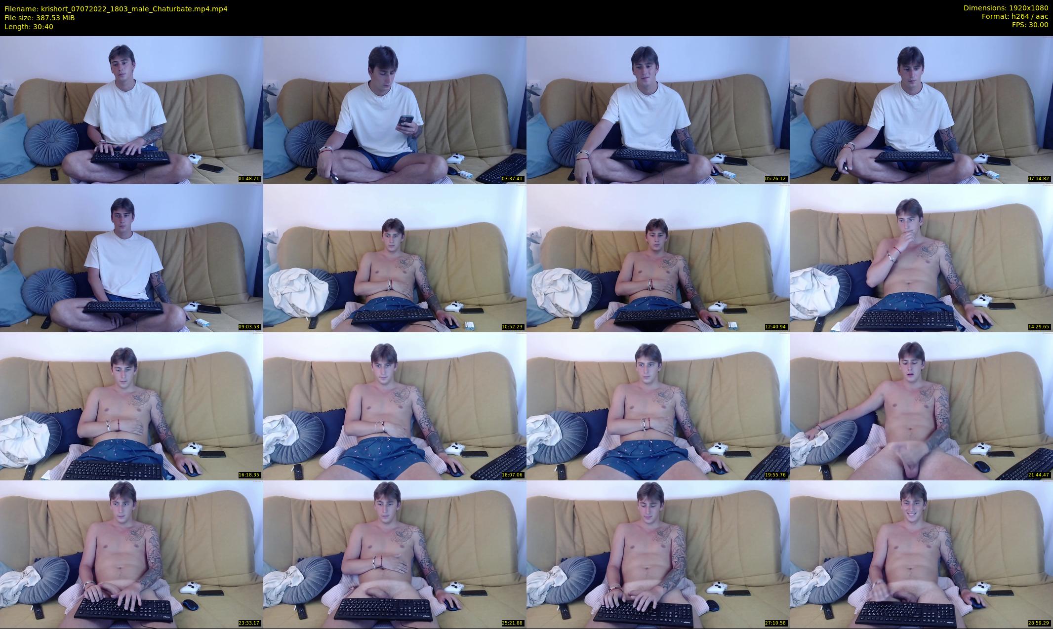 krishort — 31 minute Chaturbate male cam show recording, 1080p, Jul 7, 2022