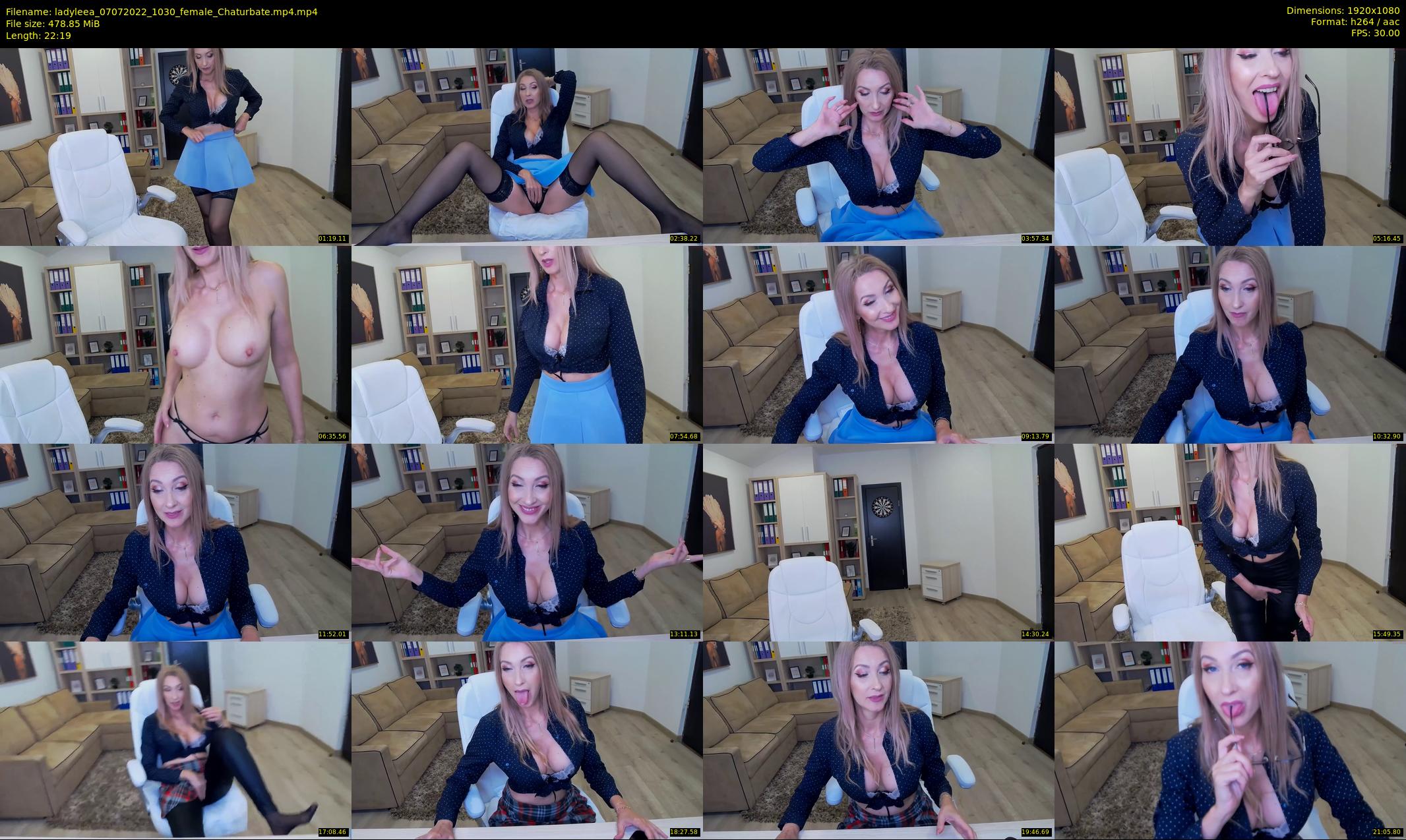 ladyleea — 23 minute Chaturbate female cam show recording, 1080p, Jul 7, 2022